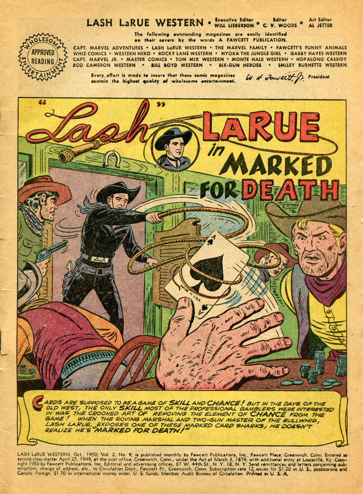 Read online Lash Larue Western (1949) comic -  Issue #9 - 3