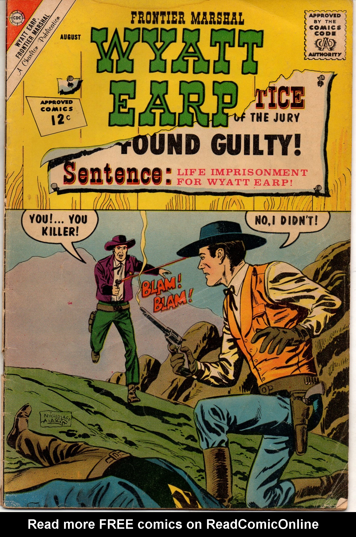 Read online Wyatt Earp Frontier Marshal comic -  Issue #43 - 1