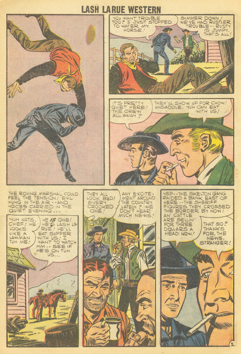 Read online Lash Larue Western (1949) comic -  Issue #68 - 61