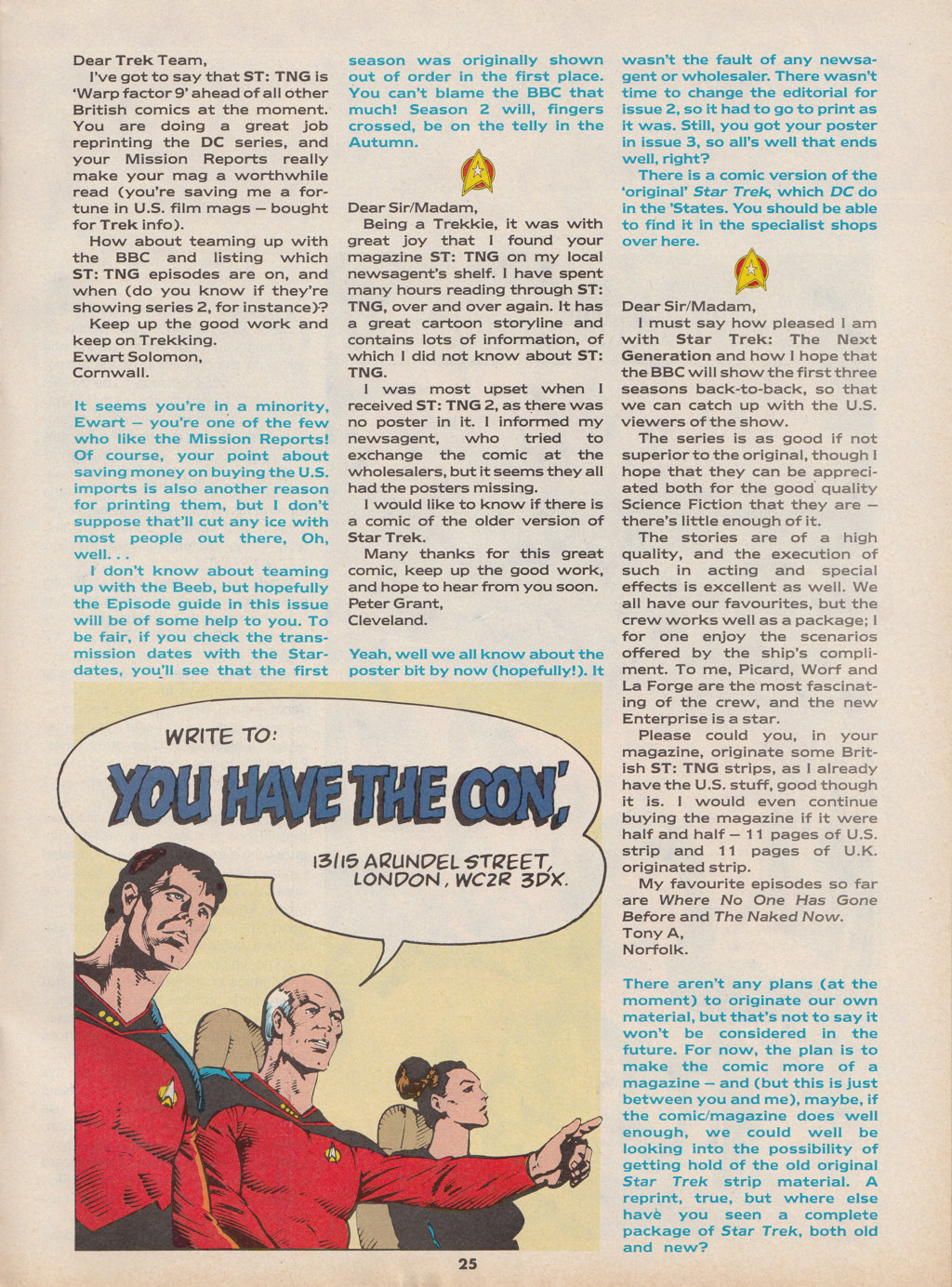 Read online Star Trek The Next Generation (1990) comic -  Issue #8 - 25