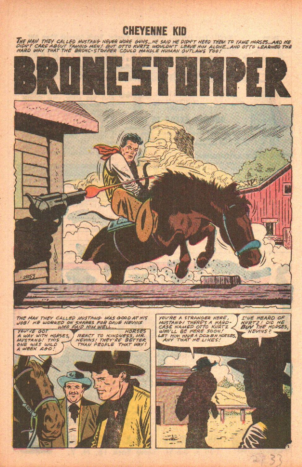 Read online Cheyenne Kid comic -  Issue #11 - 54