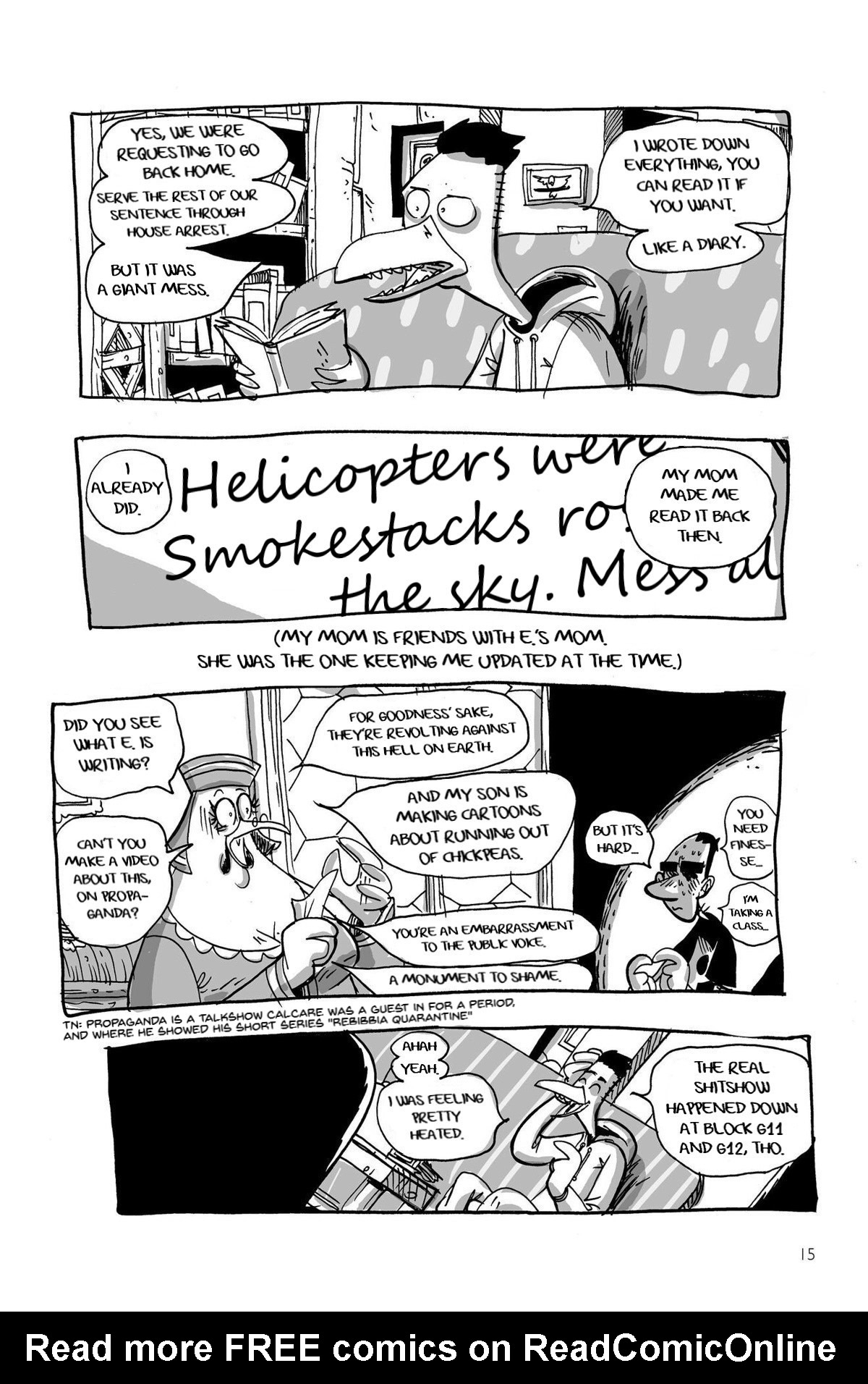 Read online All Quiet on Rebibbia's Front comic -  Issue # TPB (Part 1) - 16