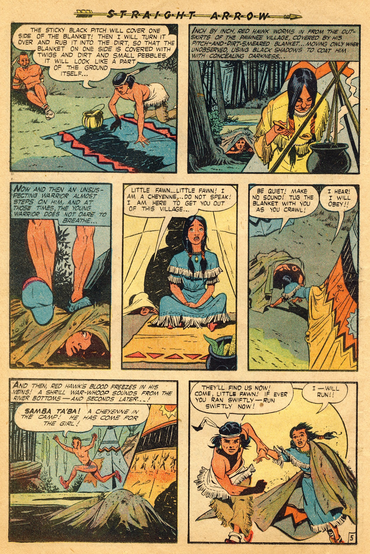 Read online Straight Arrow comic -  Issue #4 - 22