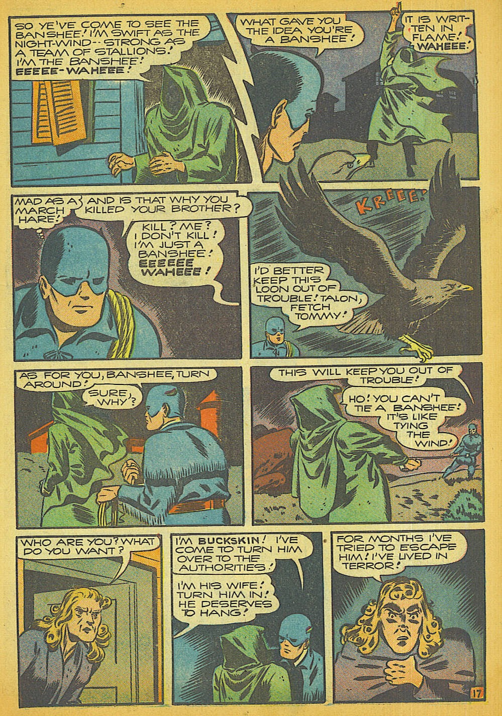 Read online Super-Mystery Comics comic -  Issue #17 - 18
