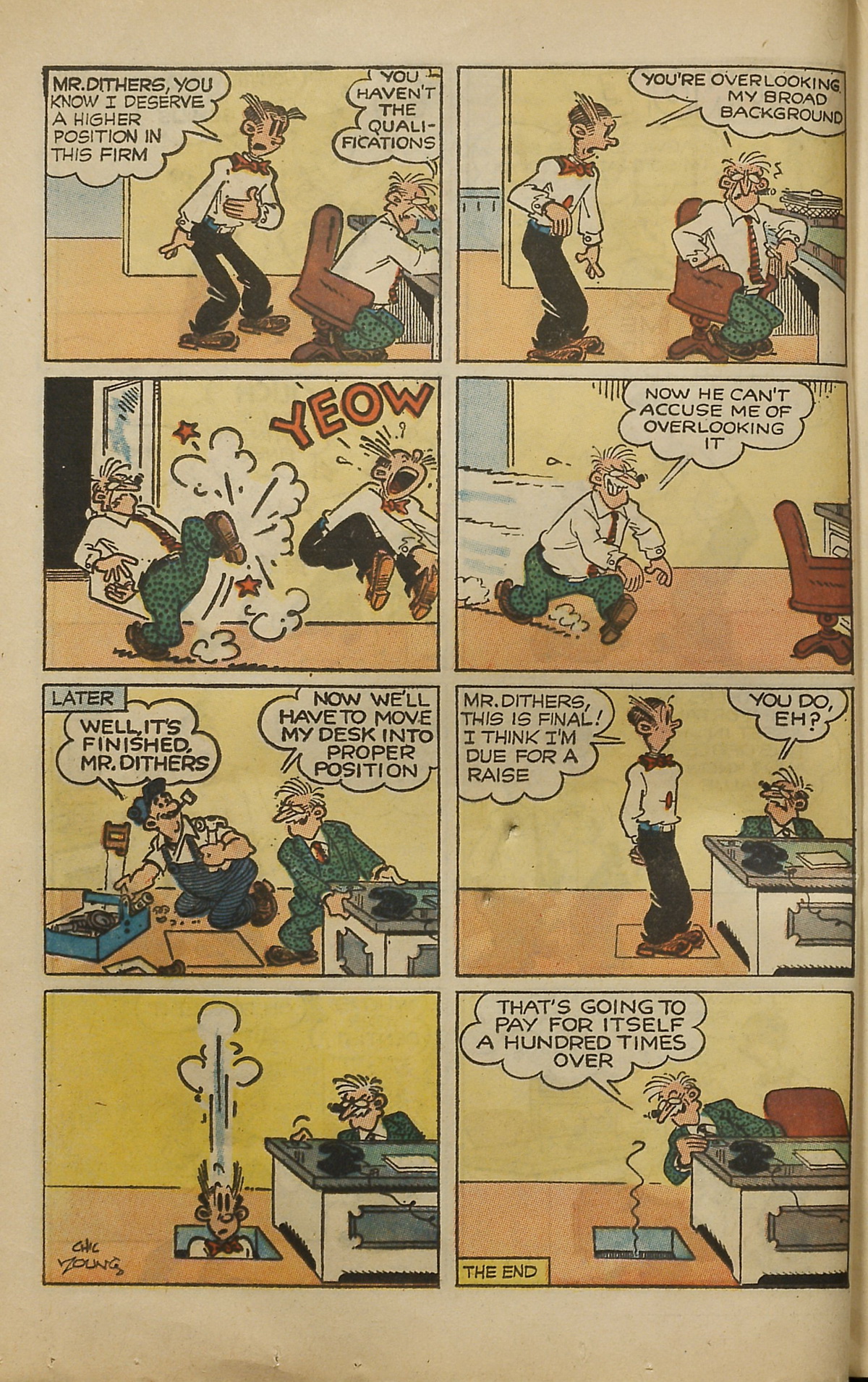 Read online Blondie Comics (1960) comic -  Issue #159 - 16