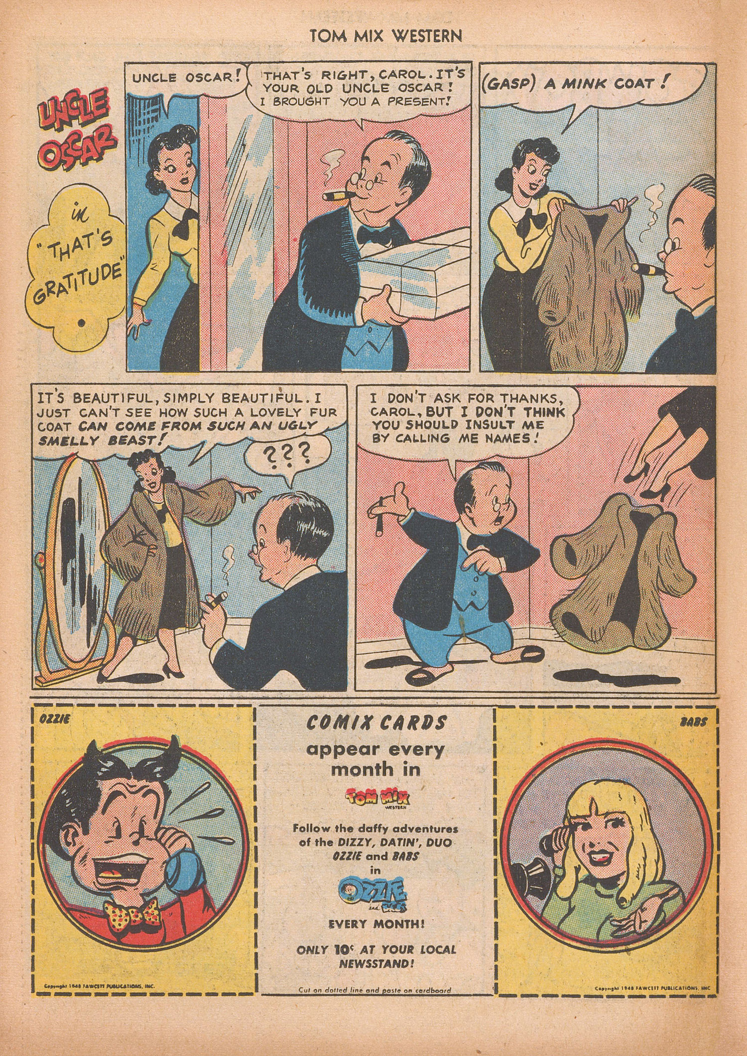 Read online Tom Mix Western (1948) comic -  Issue #10 - 42