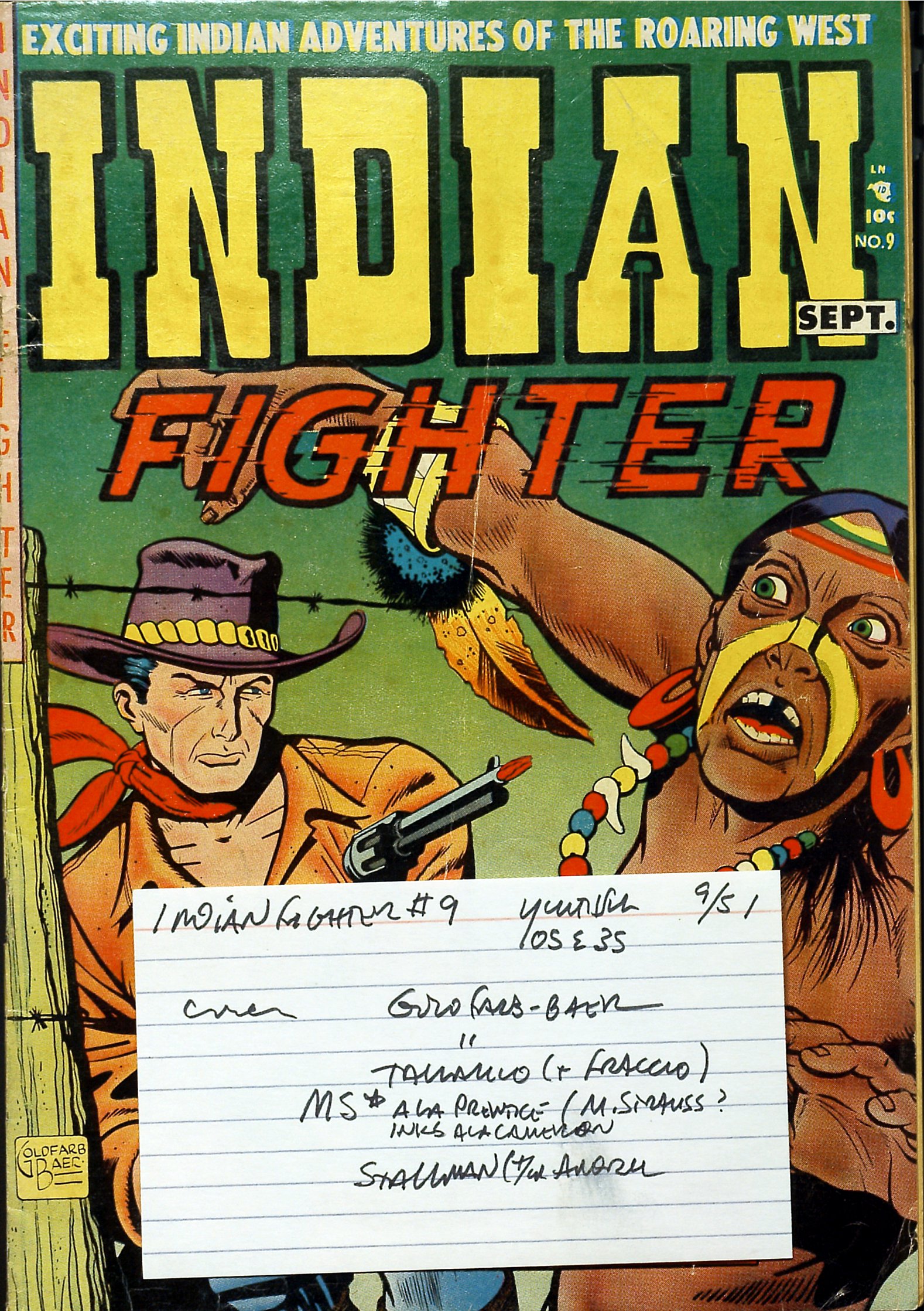 Read online Indian Fighter comic -  Issue #9 - 37