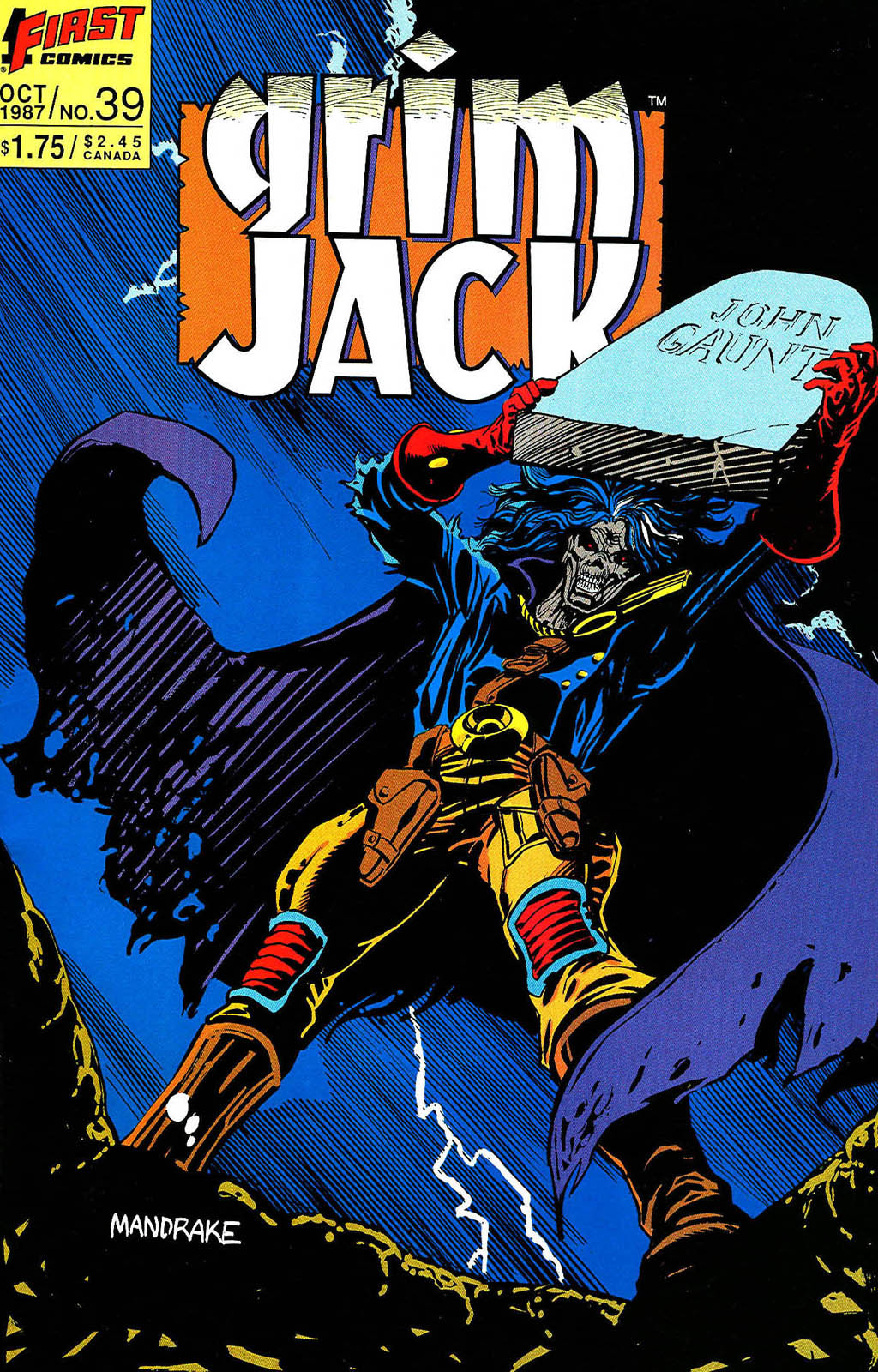 Read online Grimjack comic -  Issue #39 - 1