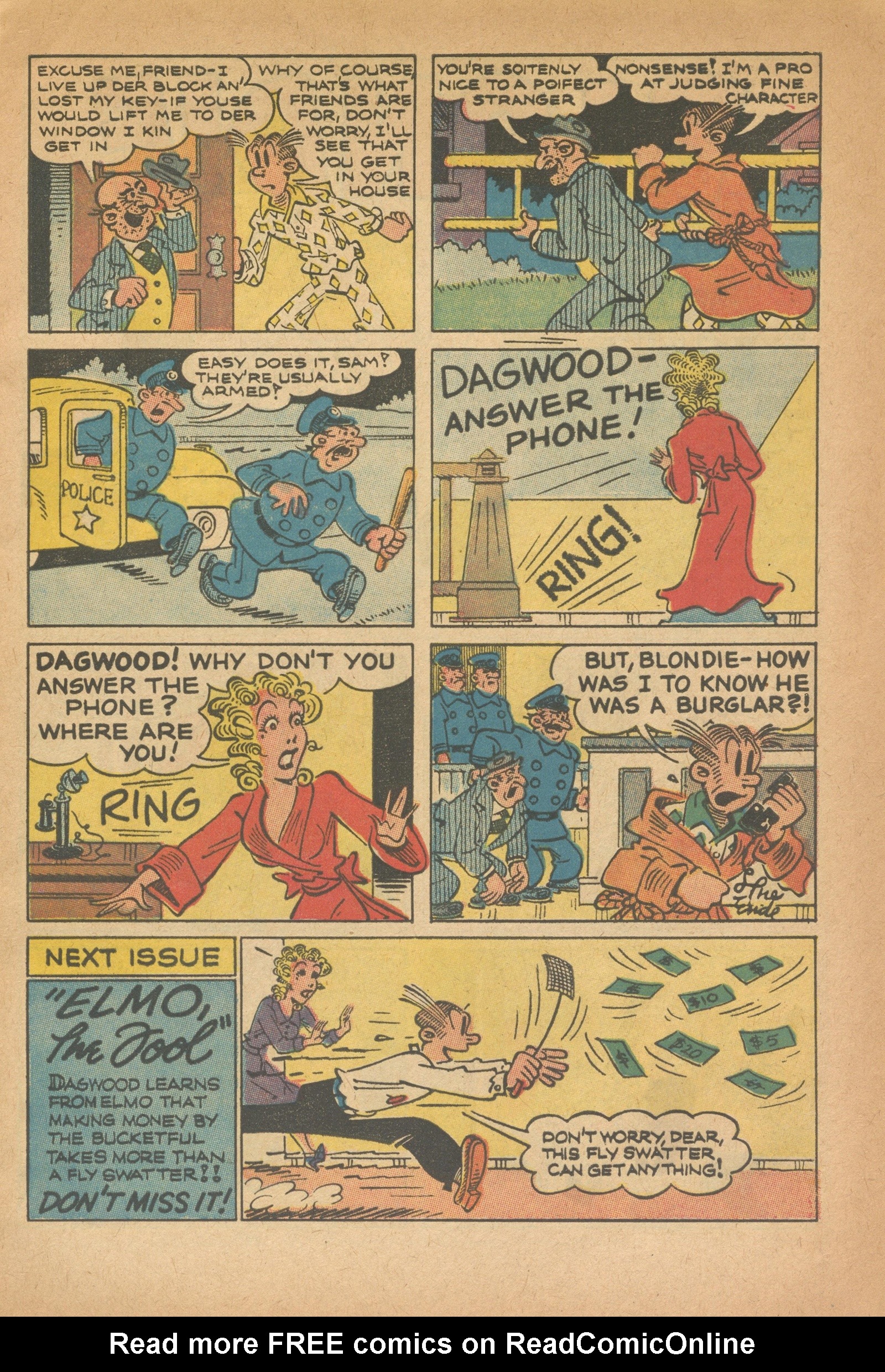 Read online Blondie Comics (1960) comic -  Issue #142 - 9