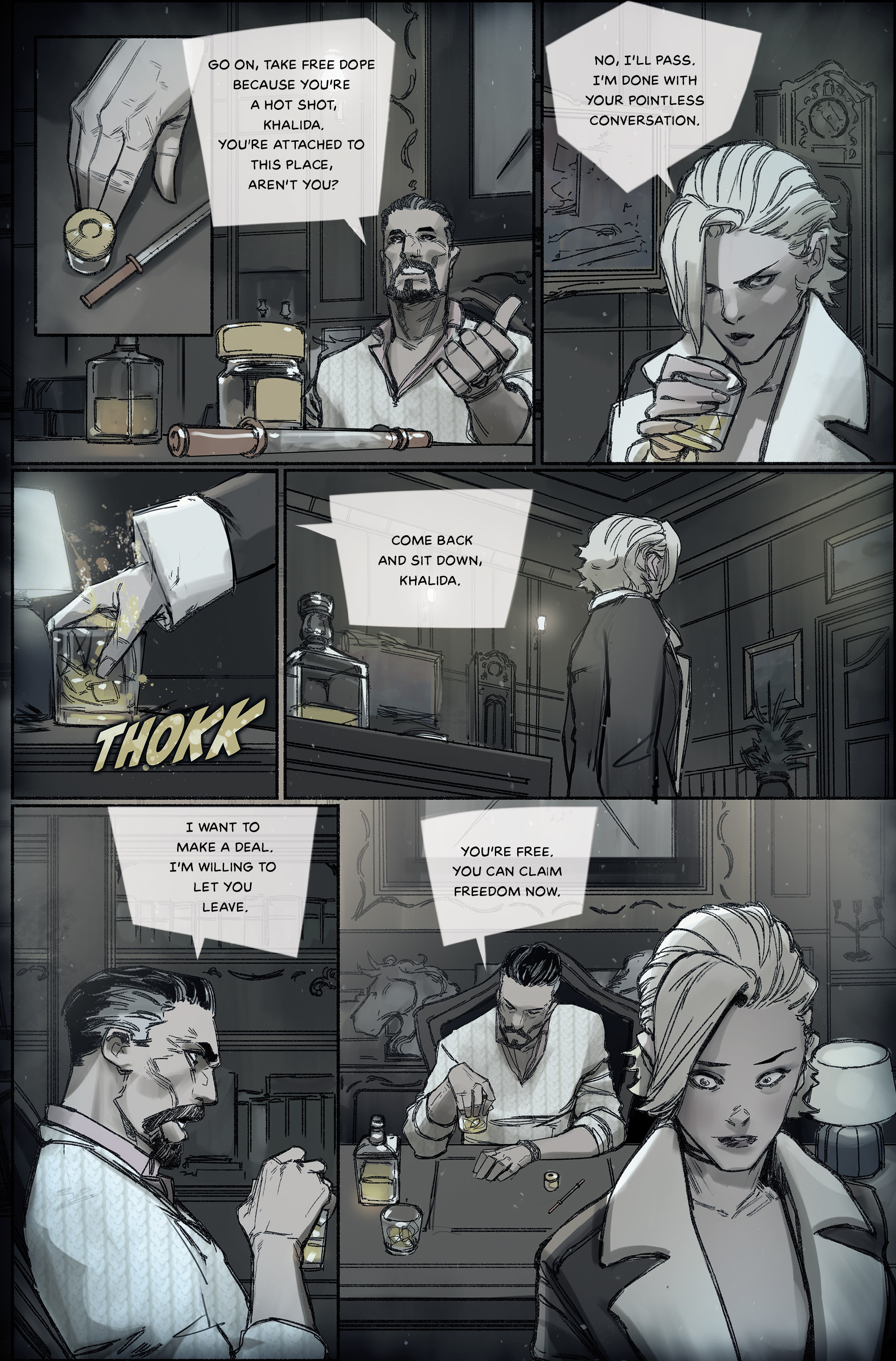 Read online Gumaa: The Beginning of Her comic -  Issue #2 - 6