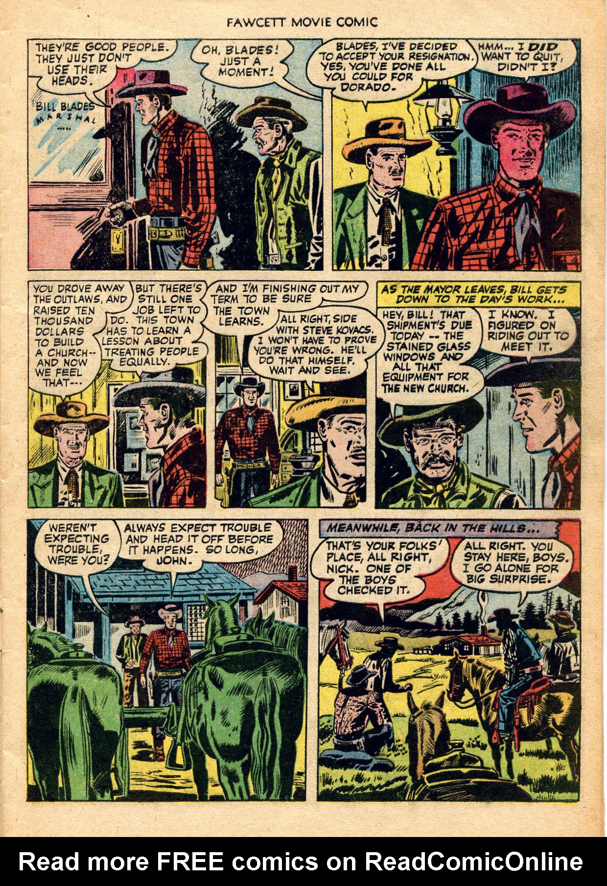 Read online Fawcett Movie Comic comic -  Issue #10 - 9