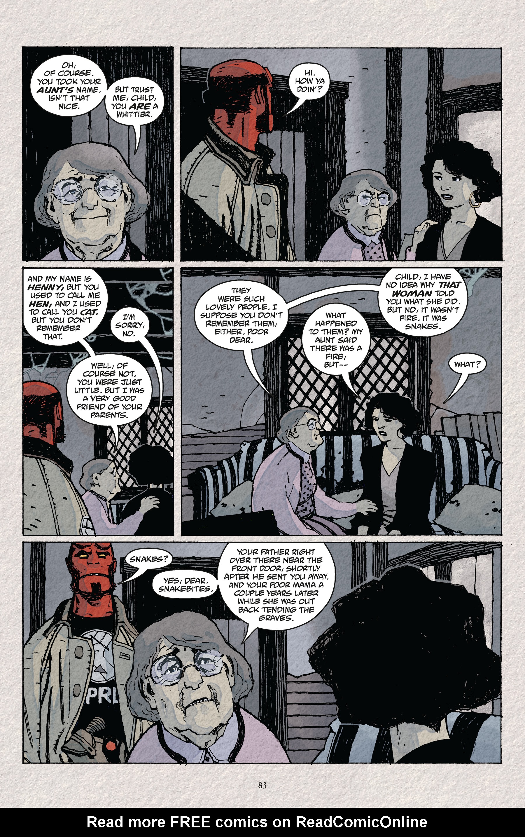 Read online Hellboy and the B.P.R.D.: The Secret of Chesbro House & Others comic -  Issue # TPB (Part 1) - 83