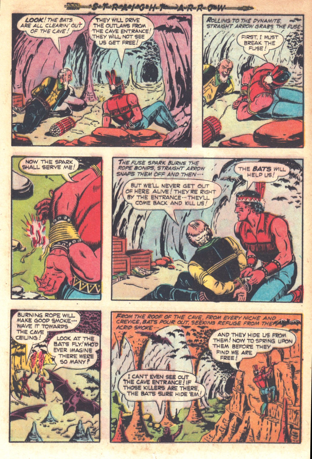 Read online Straight Arrow comic -  Issue #17 - 16