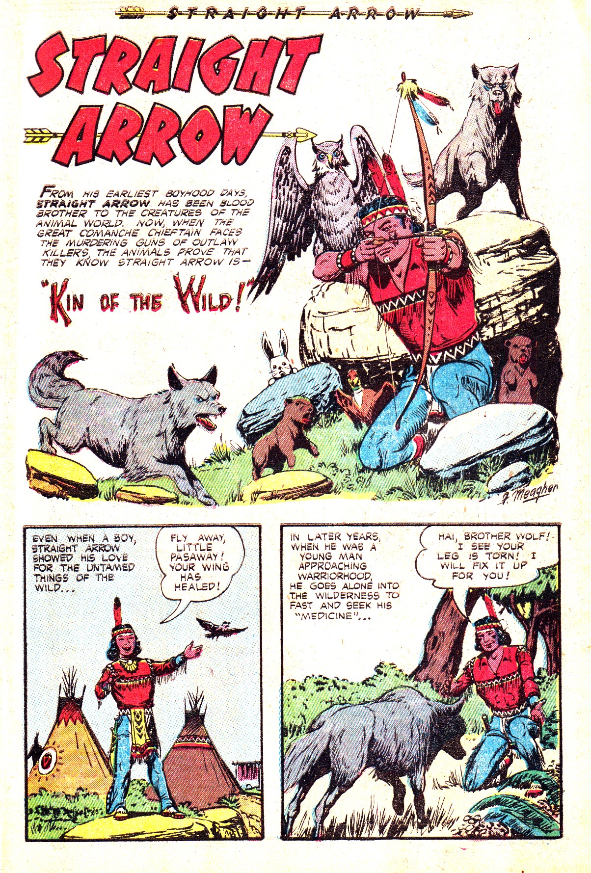 Read online Straight Arrow comic -  Issue #33 - 3