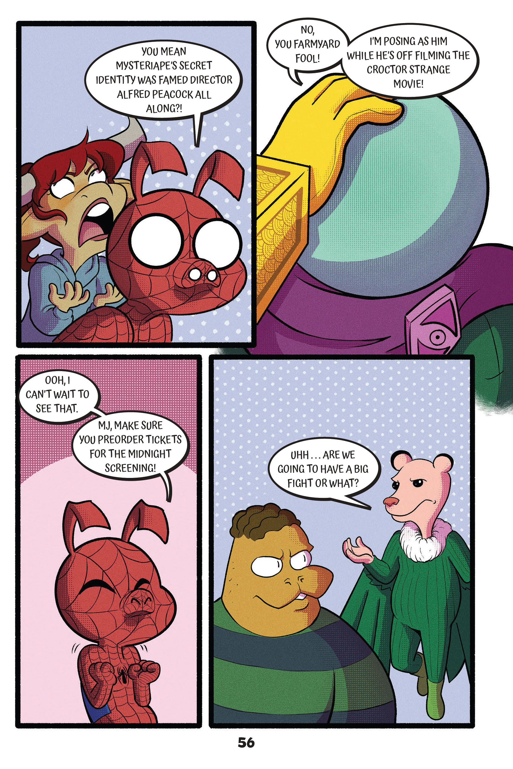 Read online Spider-Ham: Hollywood May-Ham comic -  Issue # TPB - 55