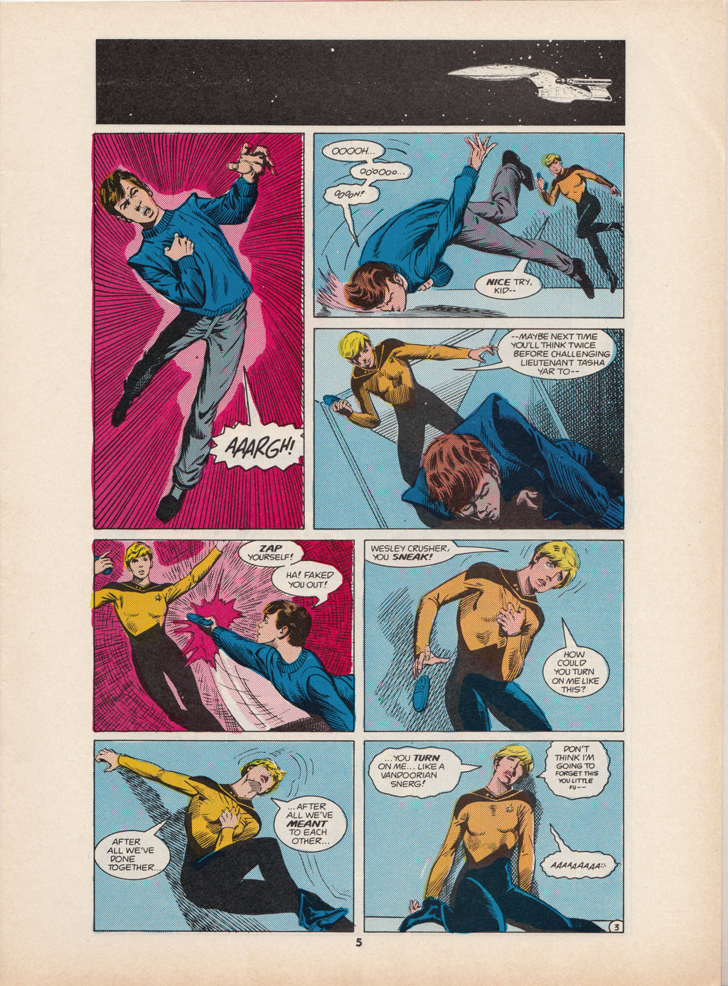 Read online Star Trek The Next Generation (1990) comic -  Issue #4 - 5