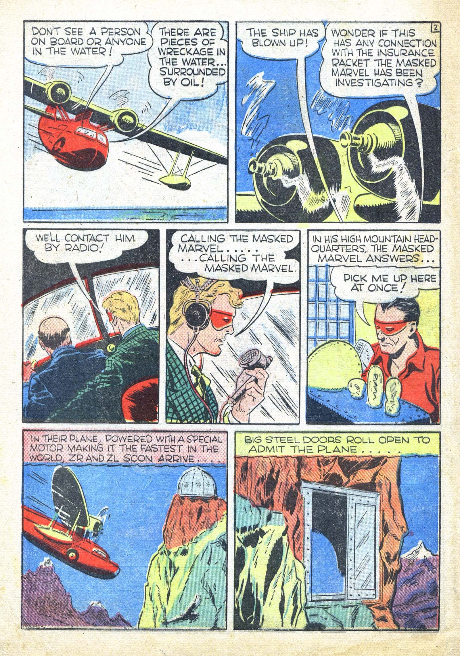 Read online Masked Marvel comic -  Issue #3 - 3