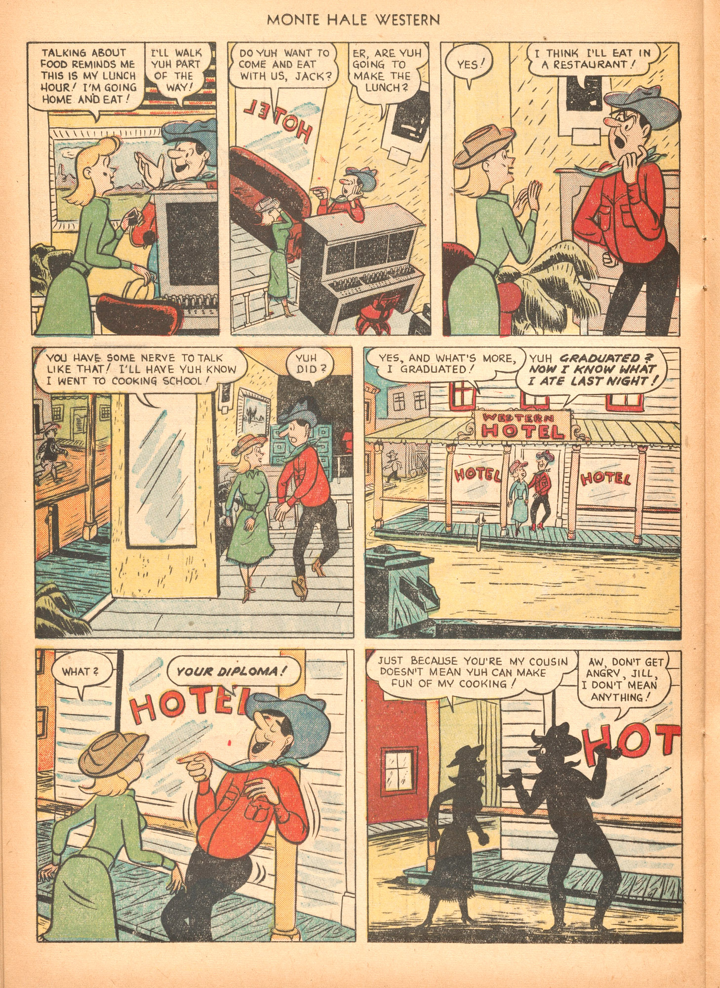 Read online Monte Hale Western comic -  Issue #64 - 24