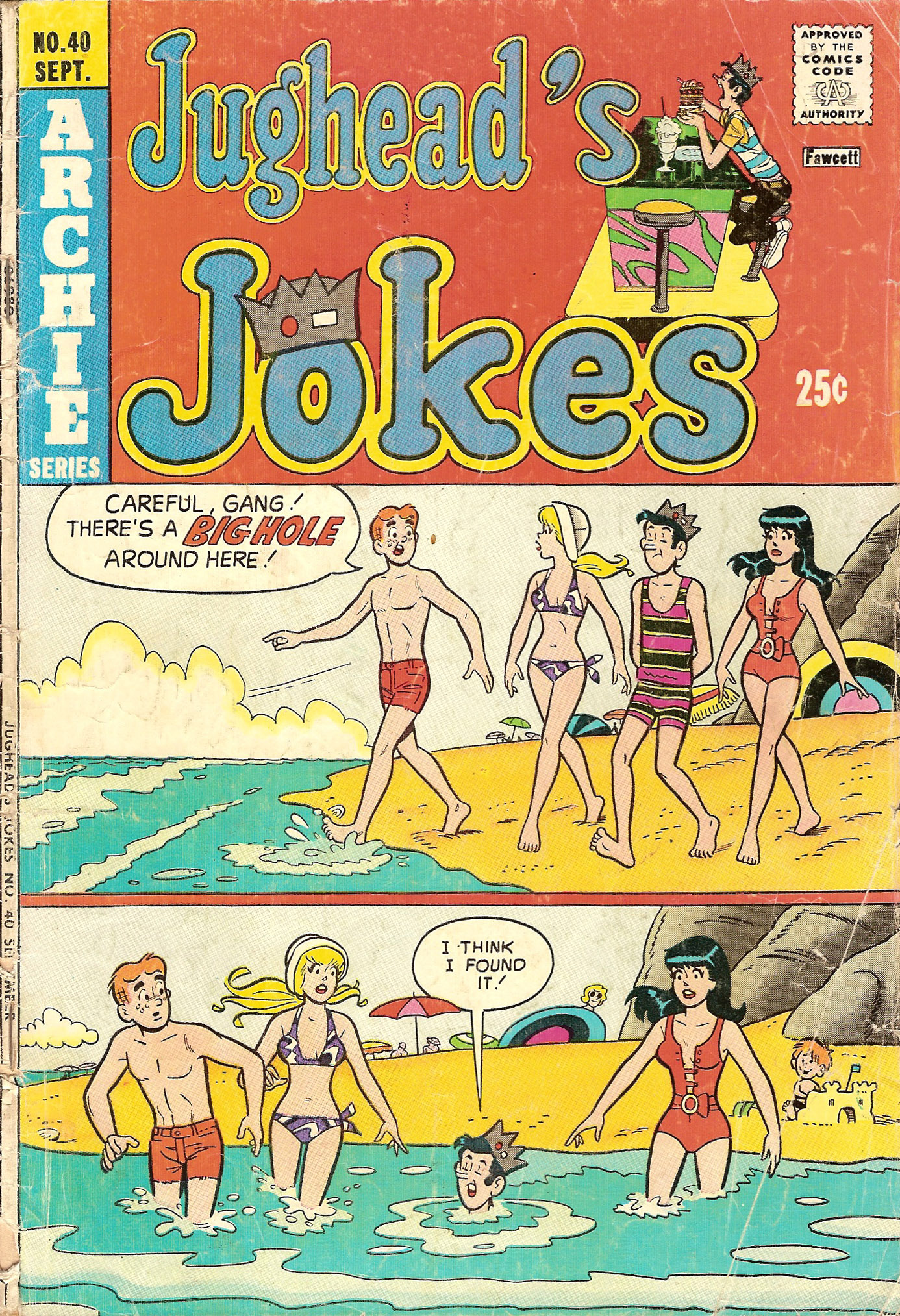 Read online Jughead's Jokes comic -  Issue #40 - 1