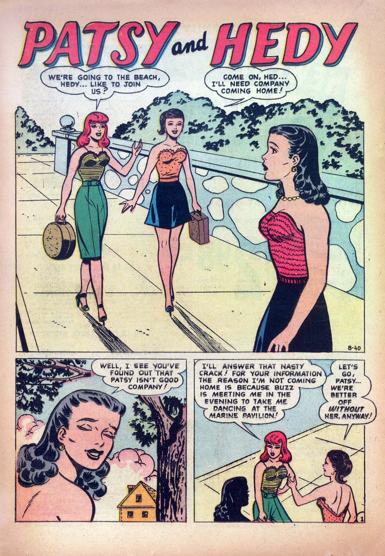 Read online Patsy and Hedy comic -  Issue #7 - 22