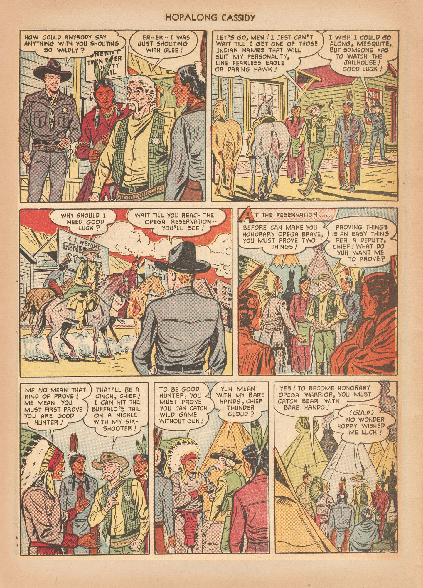 Read online Hopalong Cassidy comic -  Issue #56 - 27