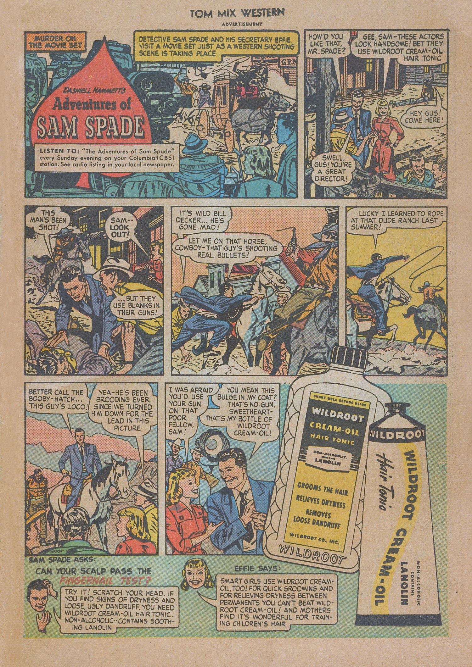 Read online Tom Mix Western (1948) comic -  Issue #13 - 15