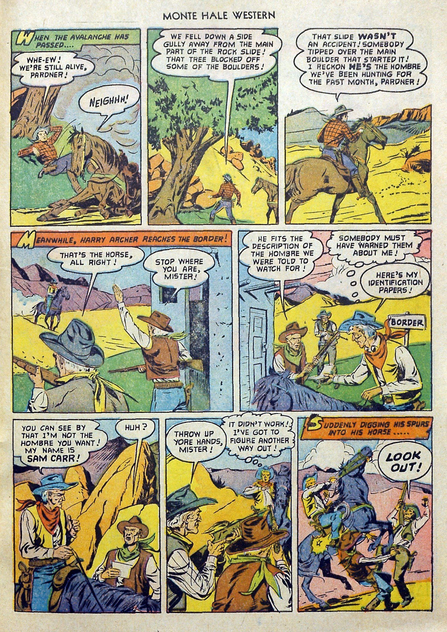 Read online Monte Hale Western comic -  Issue #71 - 32