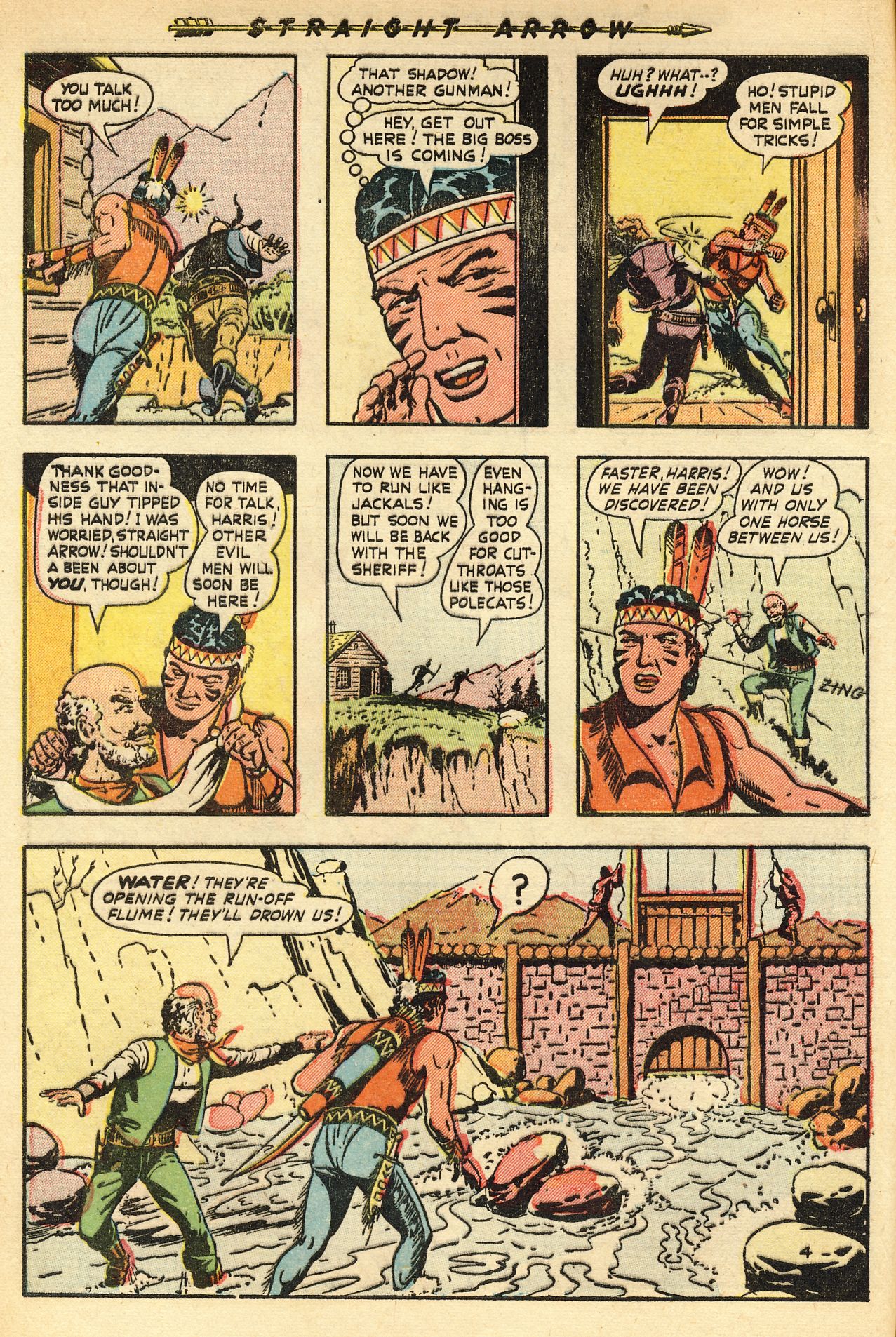 Read online Straight Arrow comic -  Issue #15 - 6