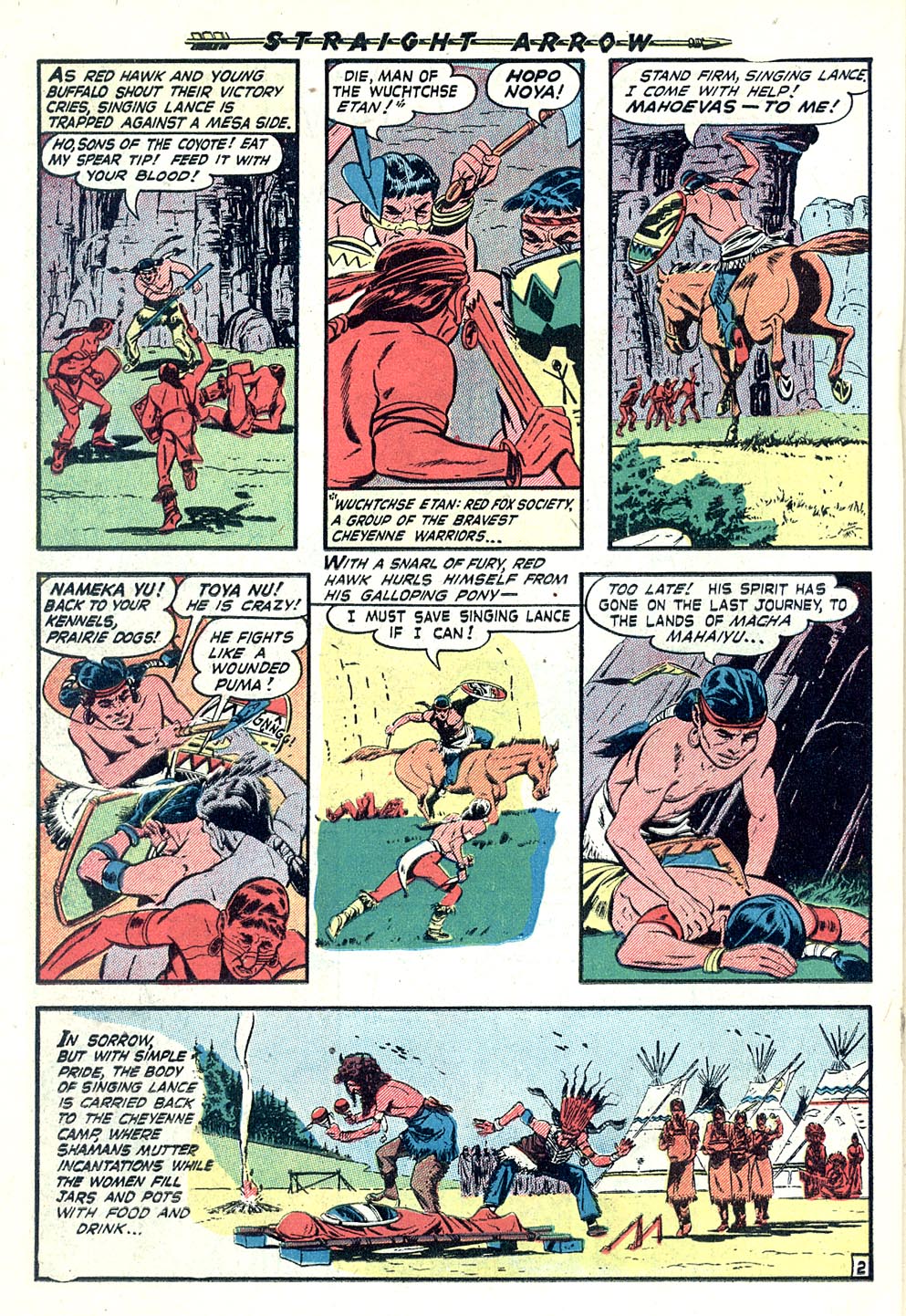 Read online Straight Arrow comic -  Issue #13 - 20