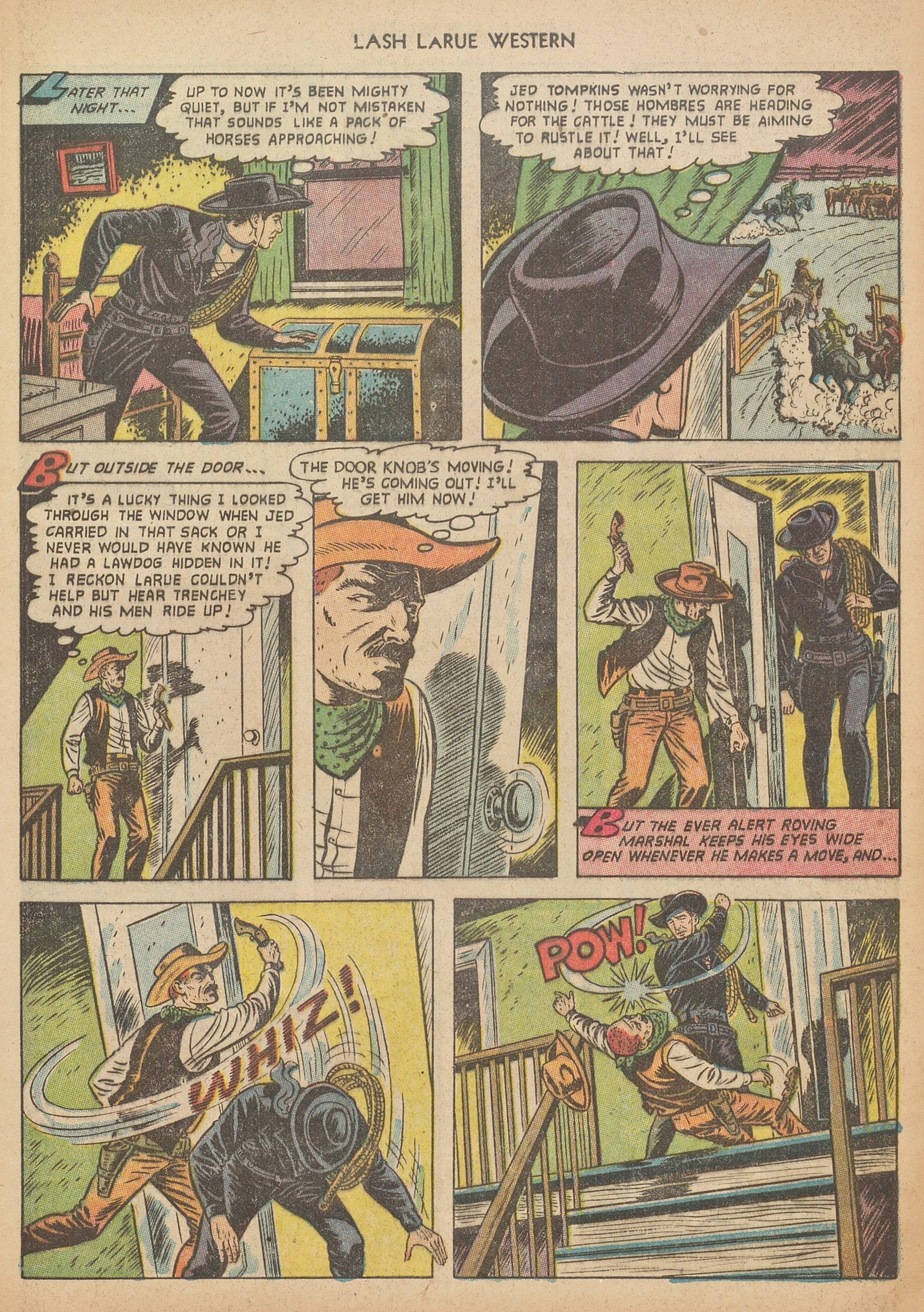 Read online Lash Larue Western (1949) comic -  Issue #40 - 5