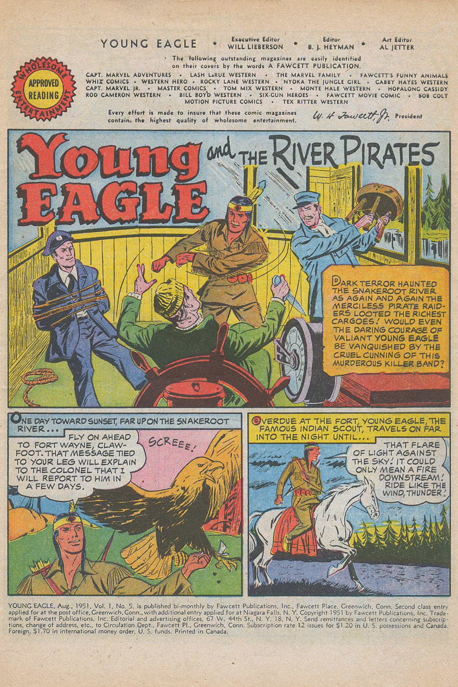 Read online Young Eagle comic -  Issue #5 - 3