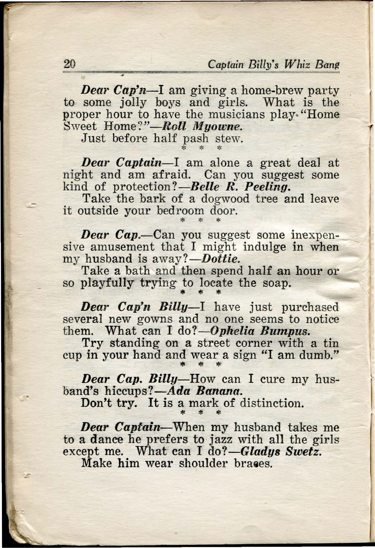 Read online Captain Billy's Whiz Bang comic -  Issue #29 - 22