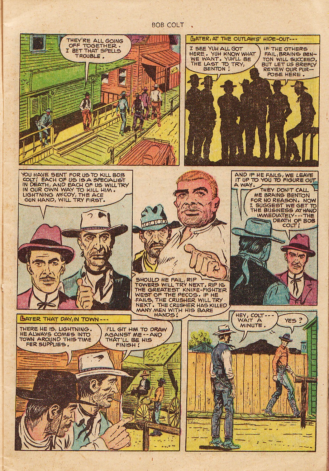 Read online Bob Colt Western comic -  Issue #7 - 7