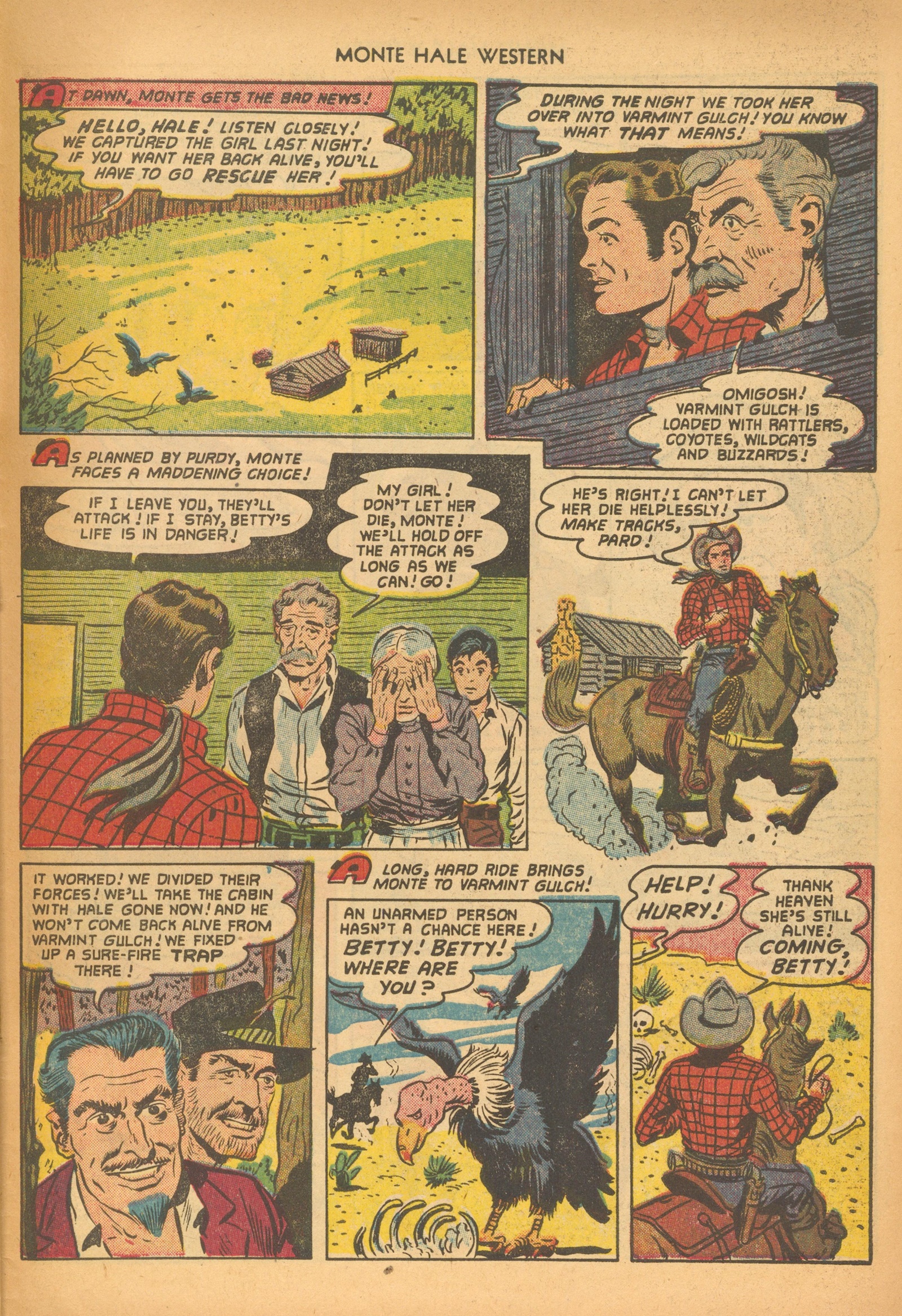 Read online Monte Hale Western comic -  Issue #73 - 31
