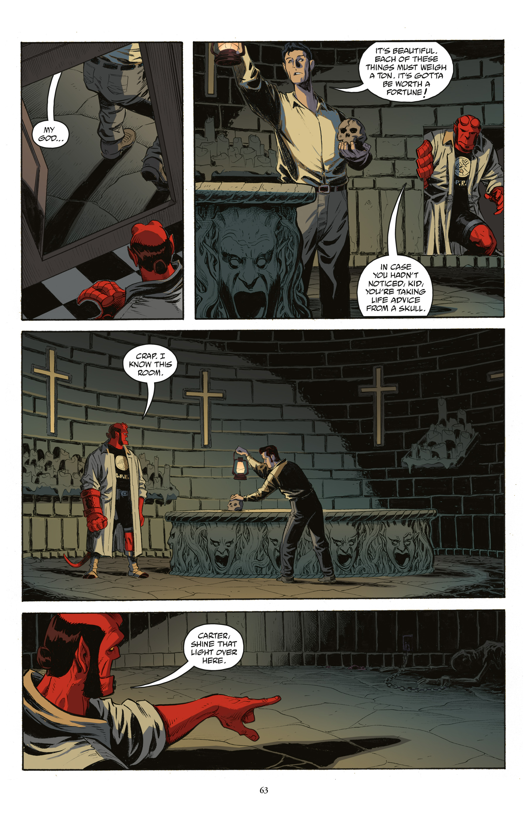 Read online Hellboy and the B.P.R.D.: The Secret of Chesbro House & Others comic -  Issue # TPB (Part 1) - 63