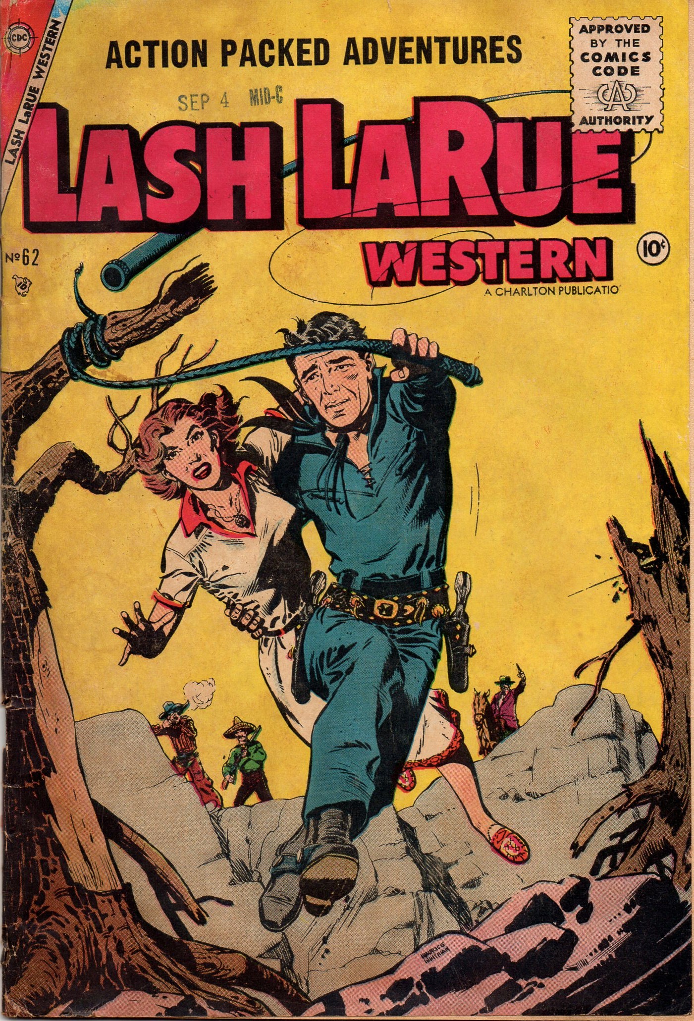 Read online Lash Larue Western (1949) comic -  Issue #62 - 1