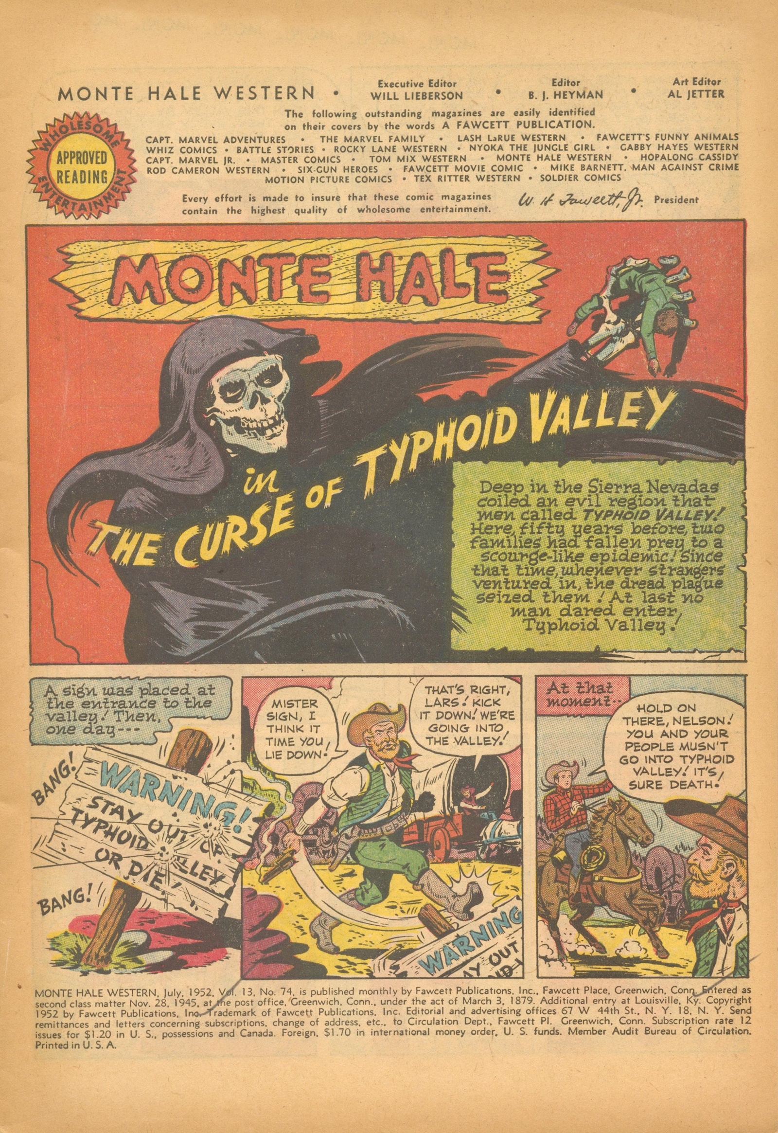 Read online Monte Hale Western comic -  Issue #74 - 3