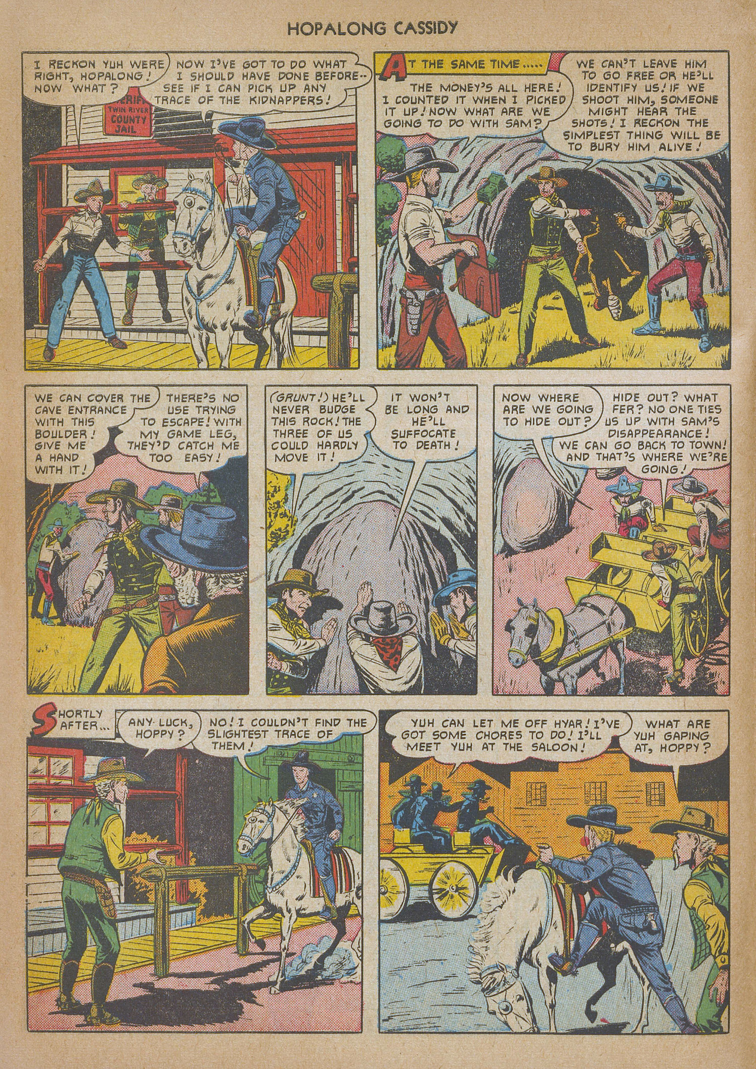 Read online Hopalong Cassidy comic -  Issue #53 - 20