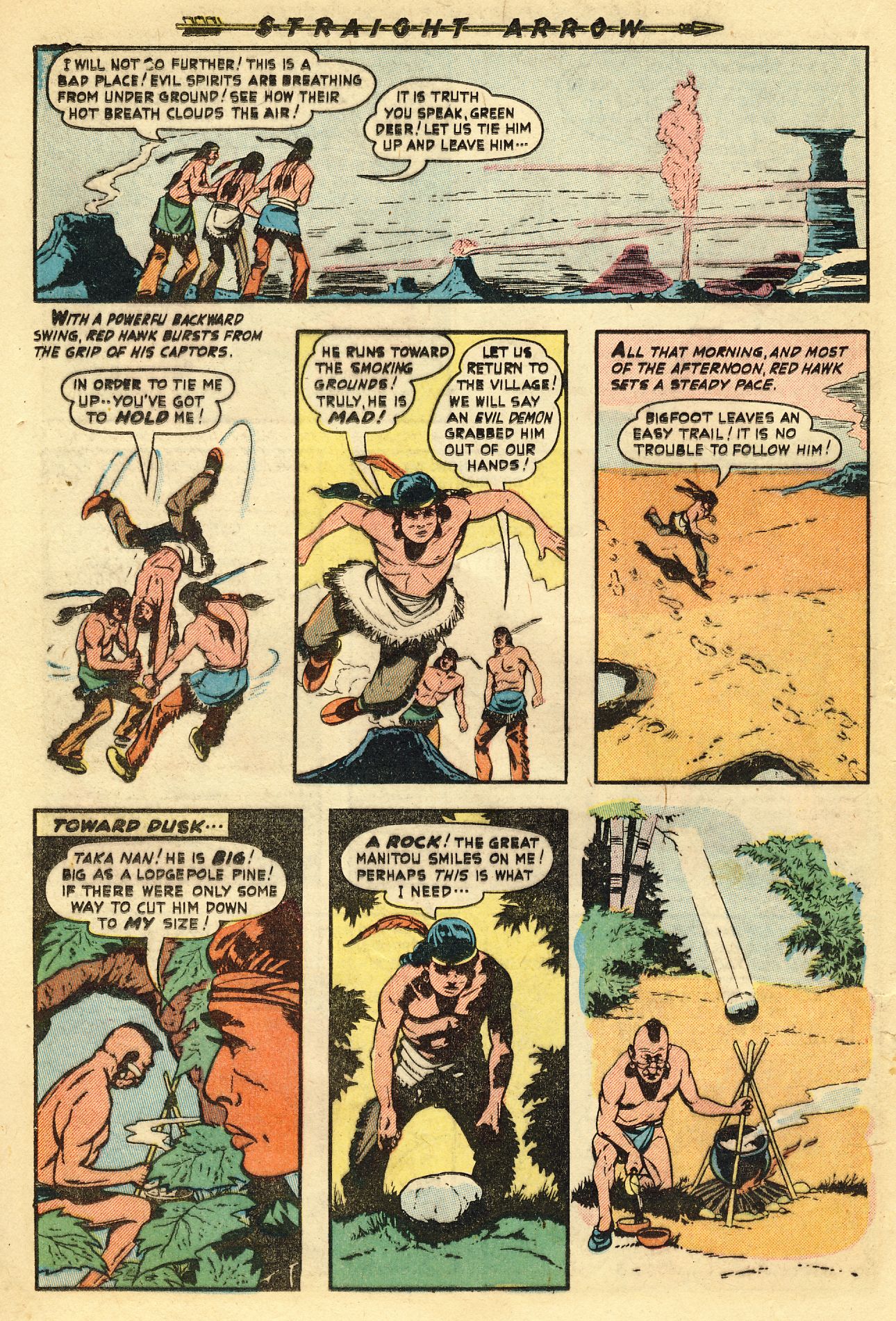 Read online Straight Arrow comic -  Issue #11 - 24