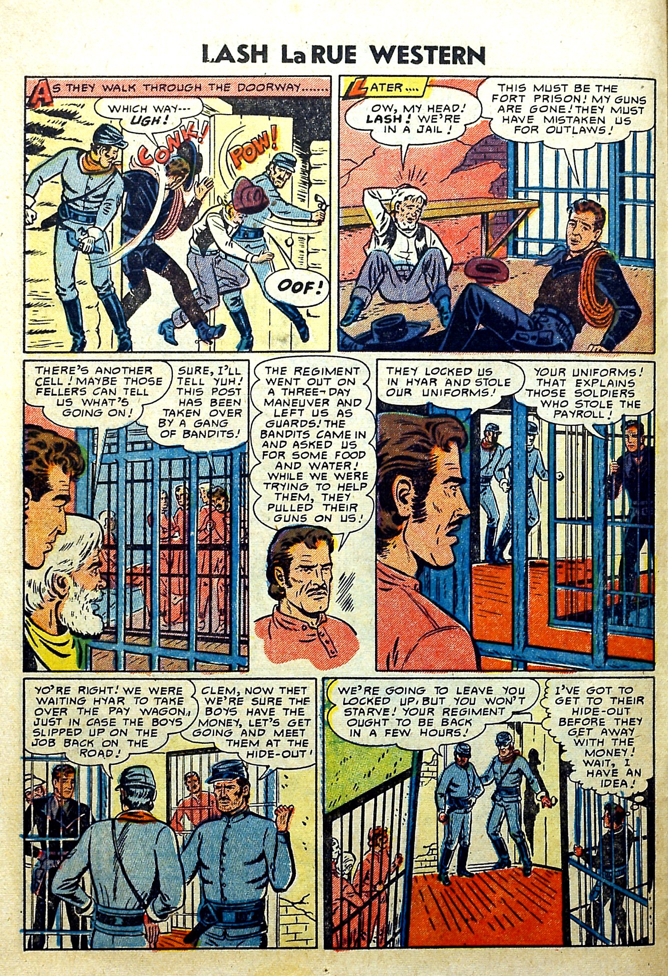 Read online Lash Larue Western (1949) comic -  Issue #51 - 14