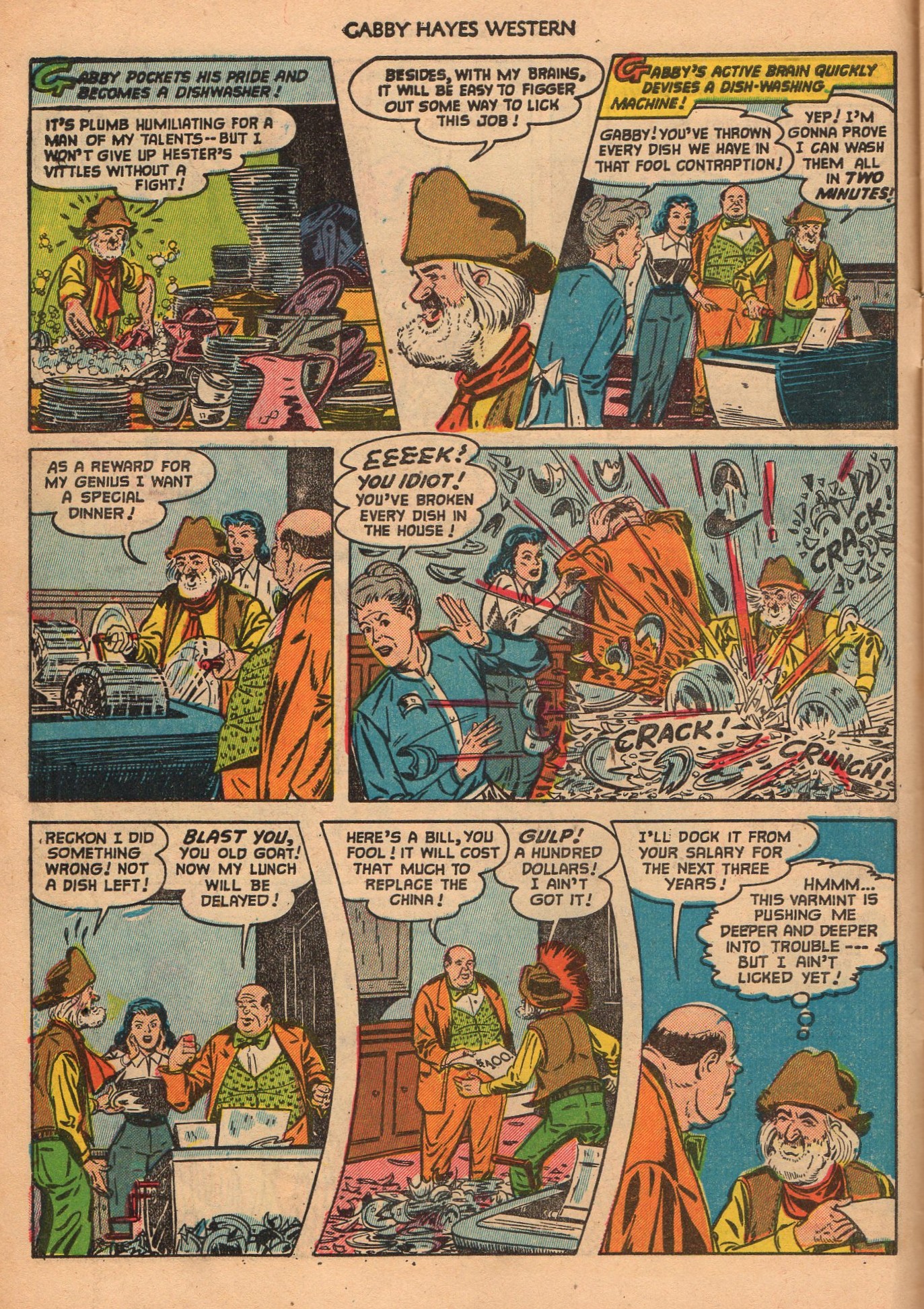 Read online Gabby Hayes Western comic -  Issue #48 - 6