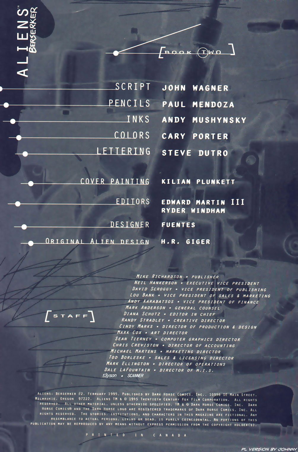 Read online Aliens: Berserker comic -  Issue #2 - 2