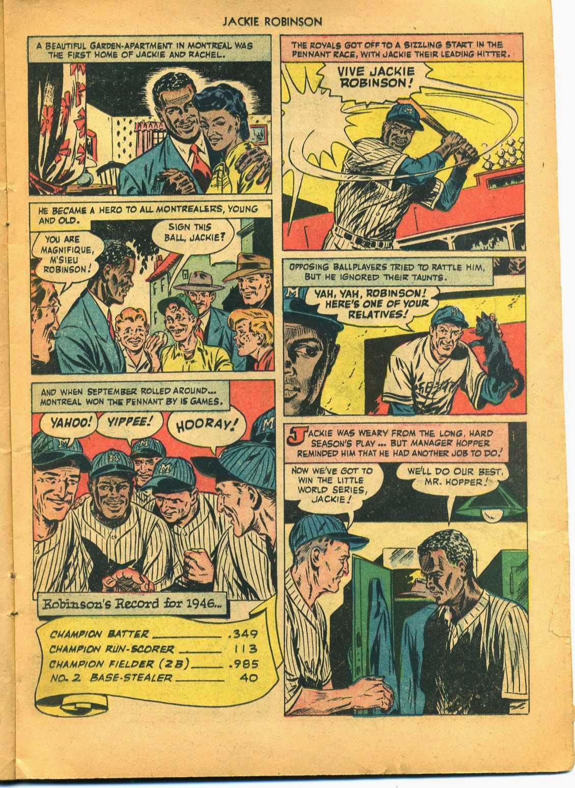 Read online Jackie Robinson comic -  Issue #1 - 16
