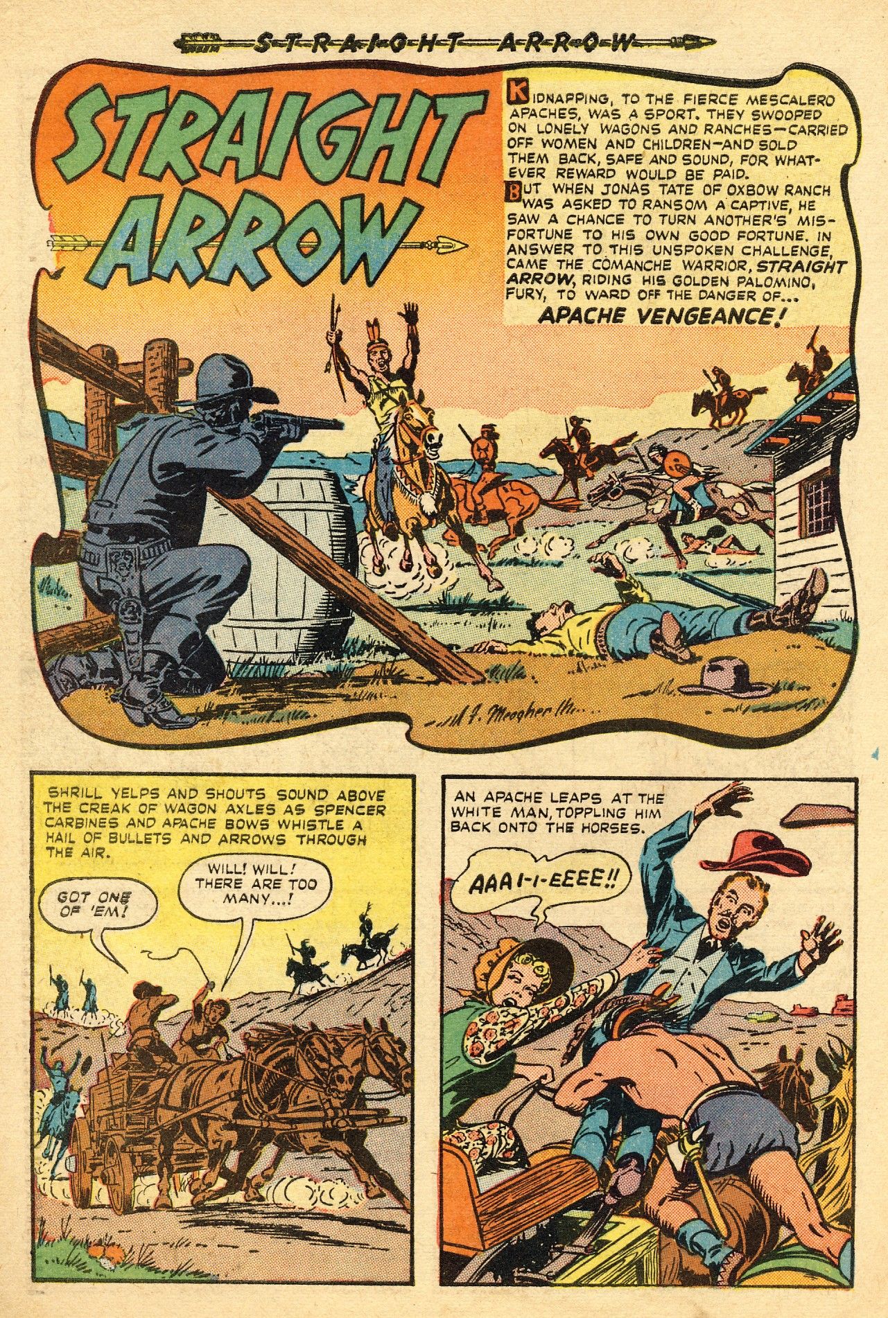 Read online Straight Arrow comic -  Issue #1 - 28