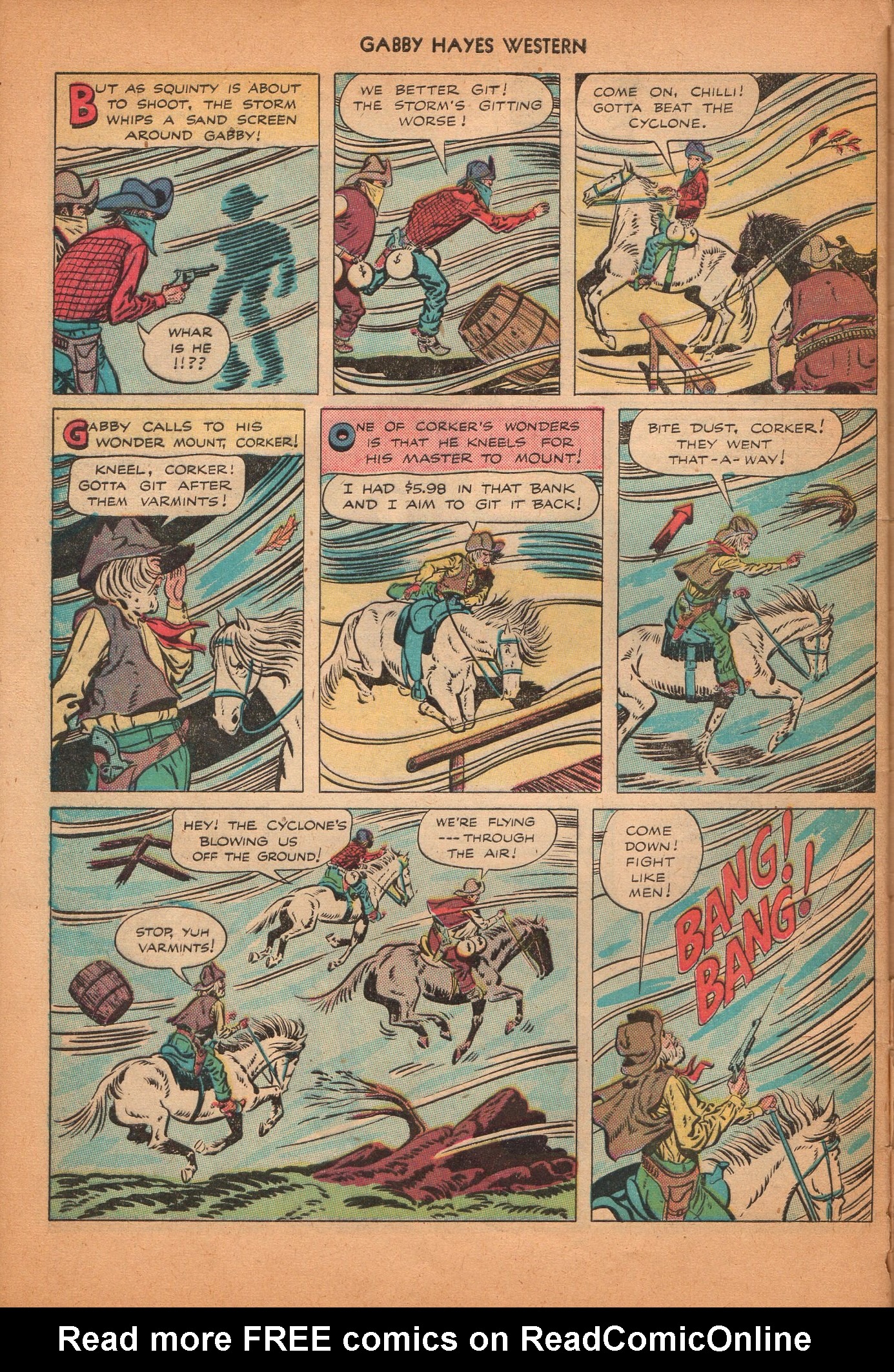 Read online Gabby Hayes Western comic -  Issue #7 - 32