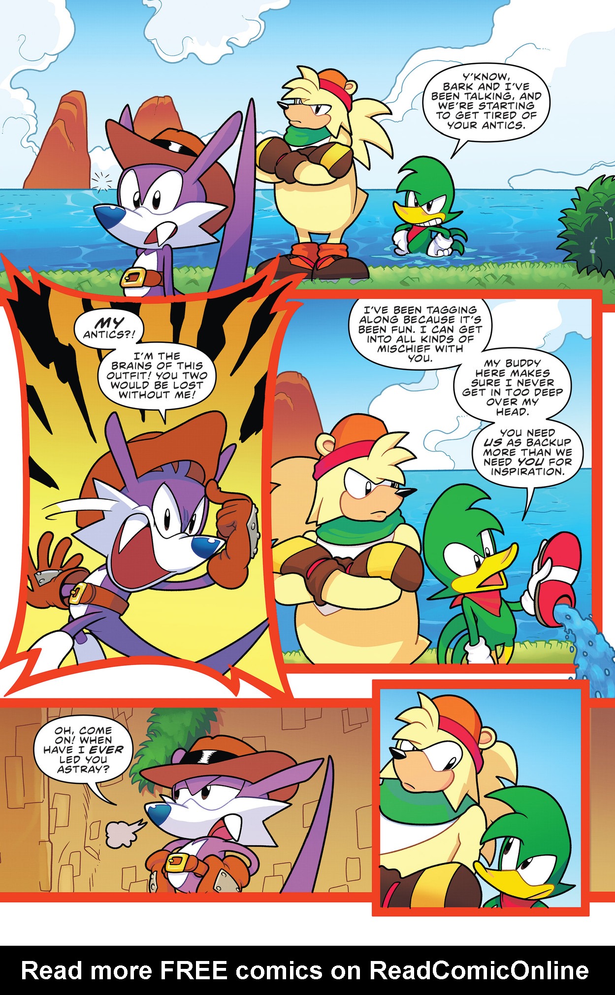 Read online Sonic the Hedgehog: Fang the Hunter comic -  Issue #1 - 15