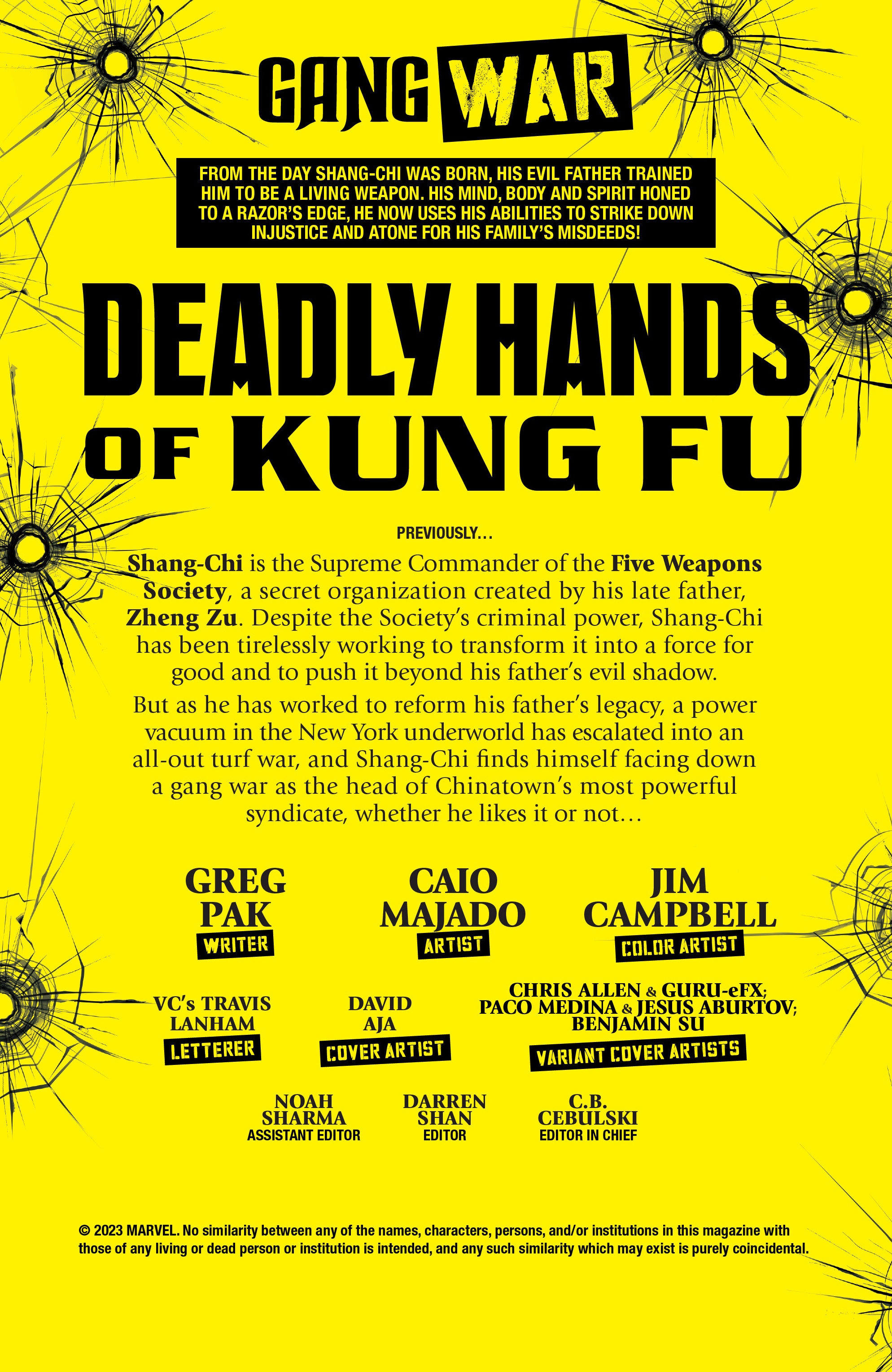 Read online Deadly Hands of Kung Fu: Gang War comic -  Issue #1 - 3