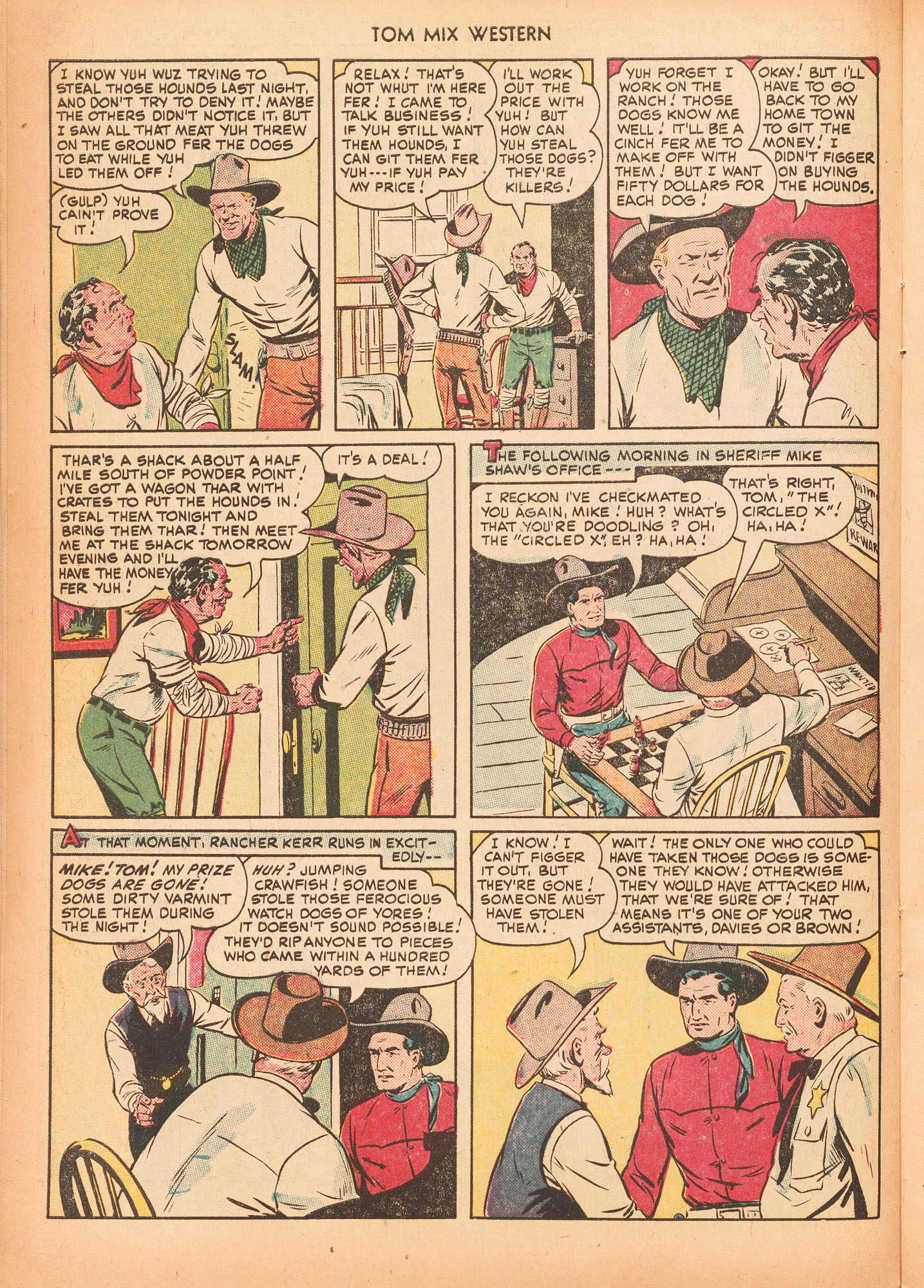 Read online Tom Mix Western (1948) comic -  Issue #25 - 22