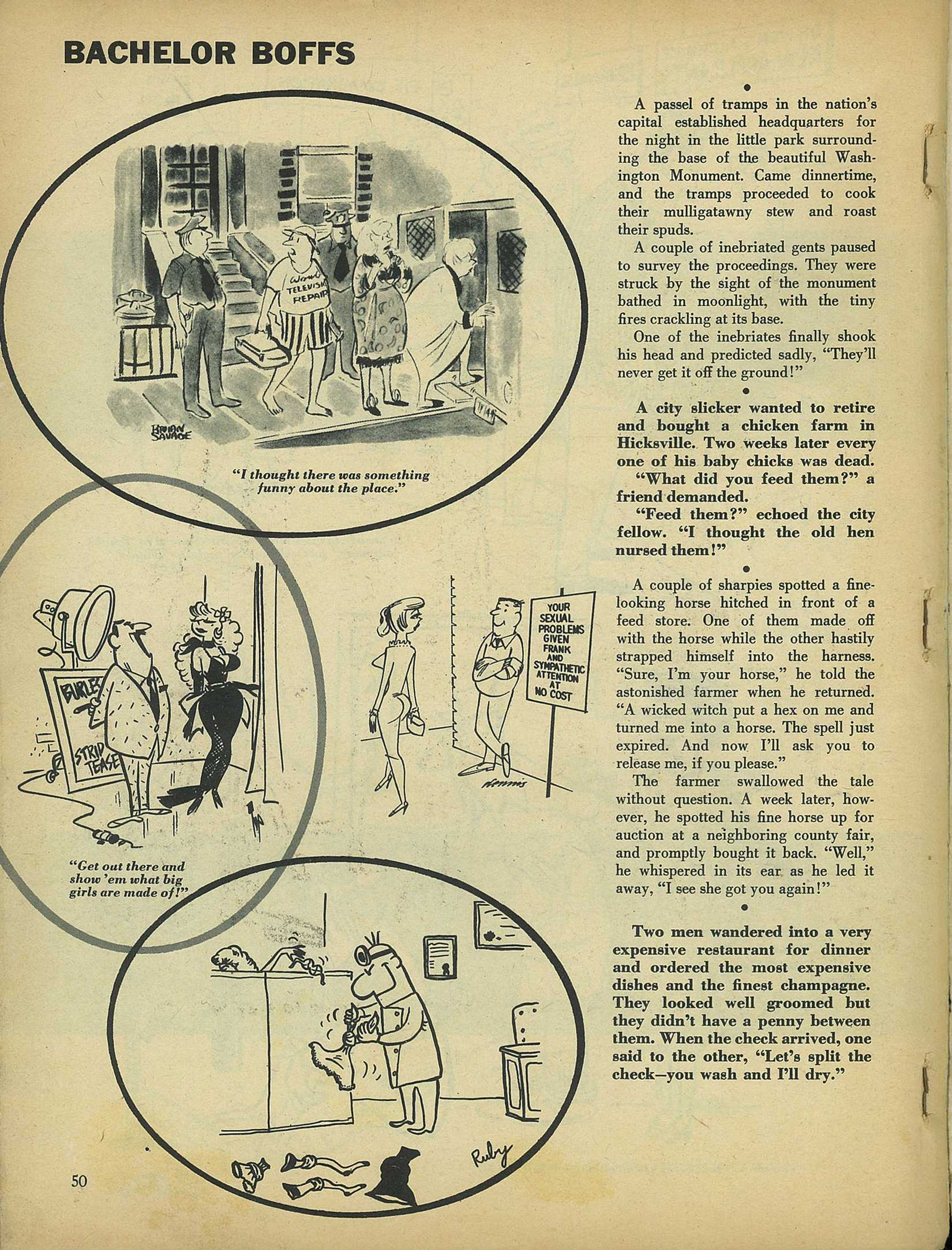 Read online Cartoons and Gags comic -  Issue #5 - 50