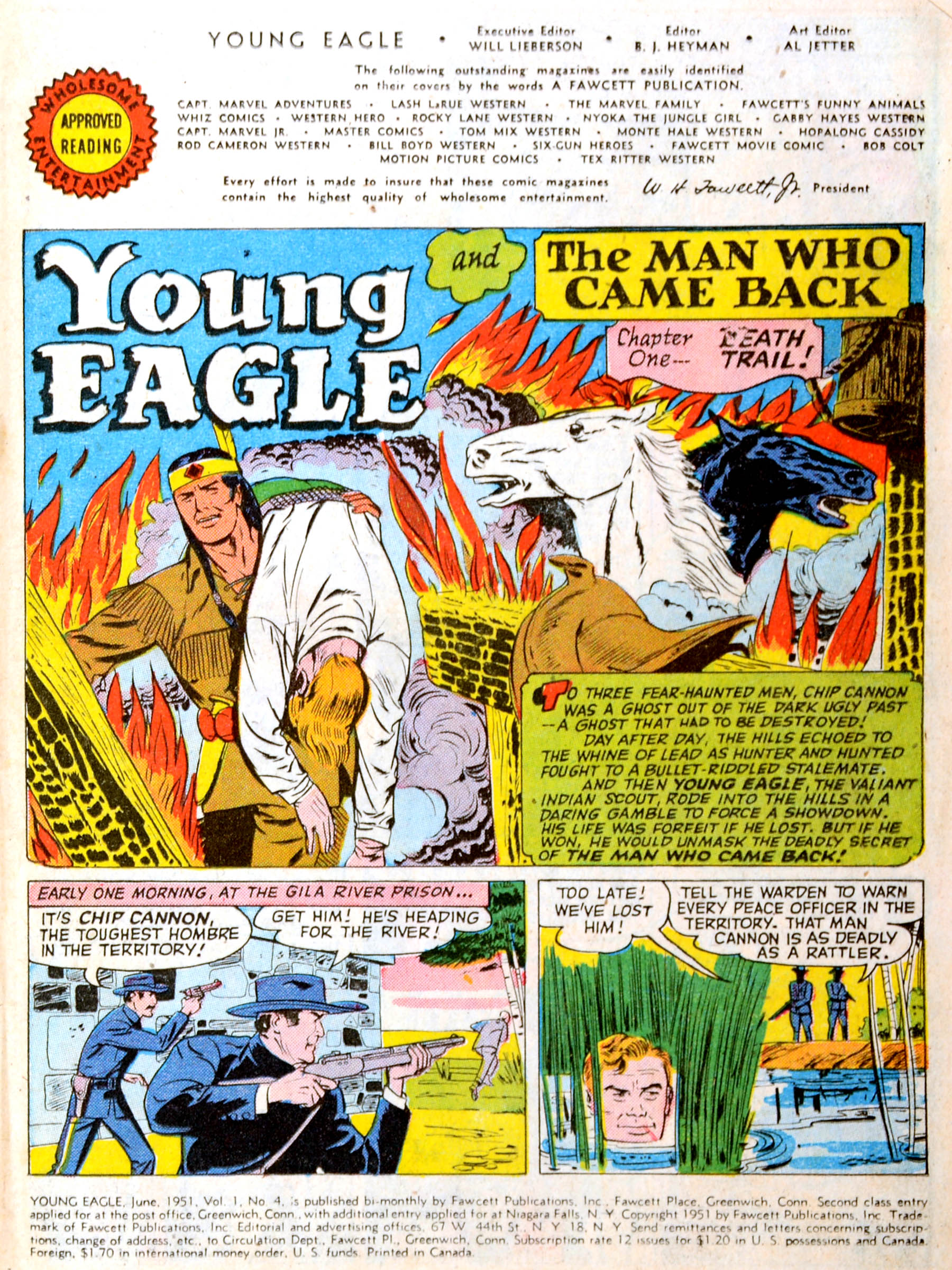 Read online Young Eagle comic -  Issue #4 - 3